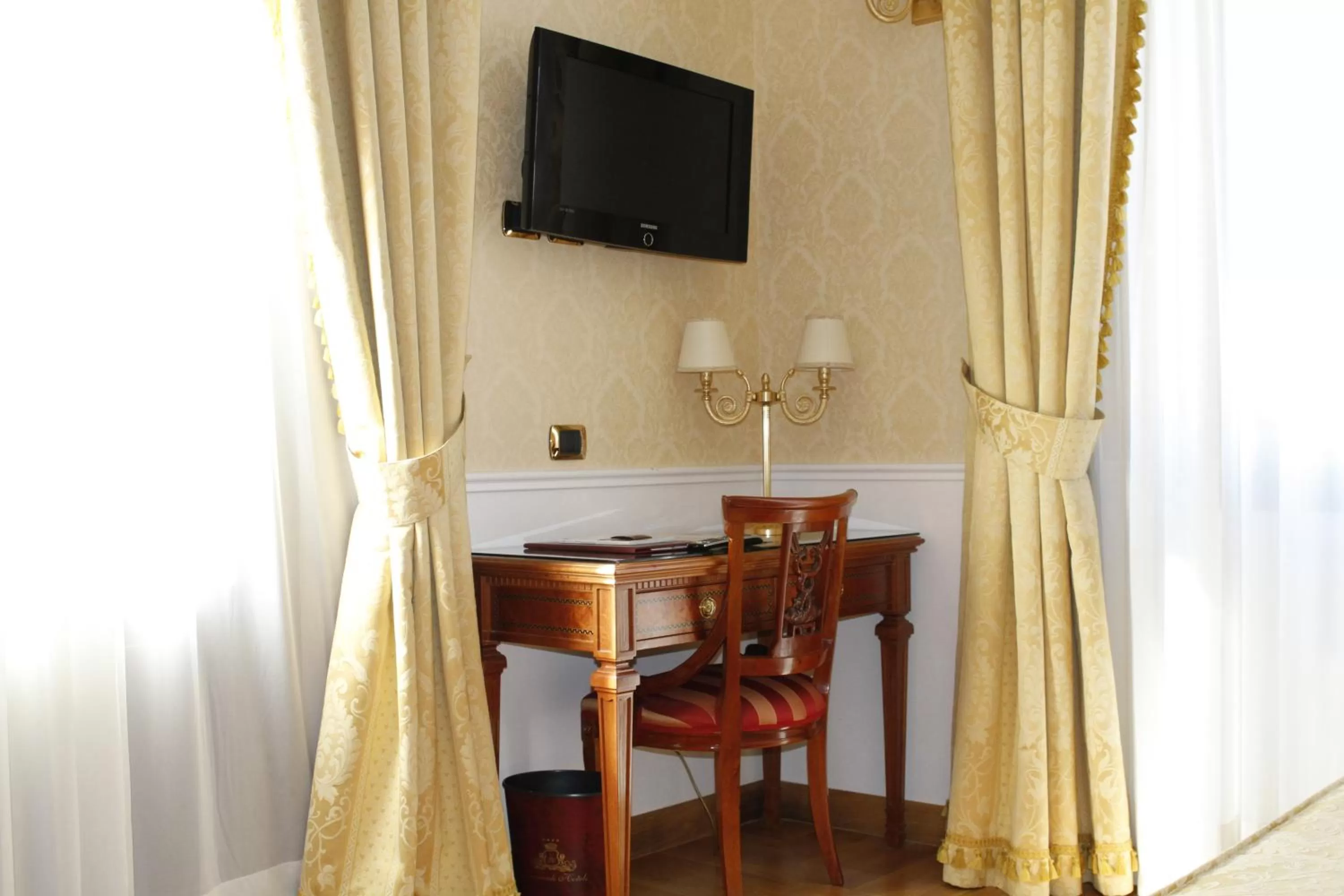 Seating area in Hotel Villa Pinciana