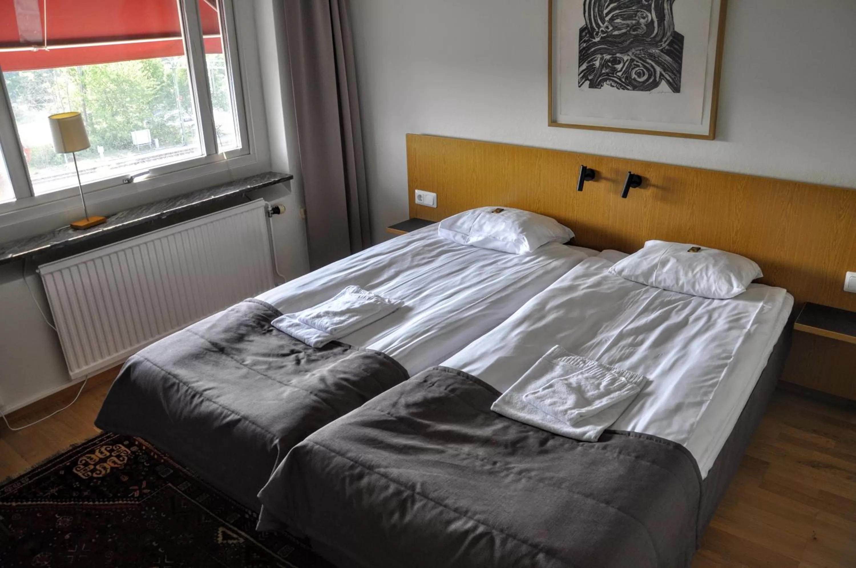 Bed in Ronneby Cityhotell