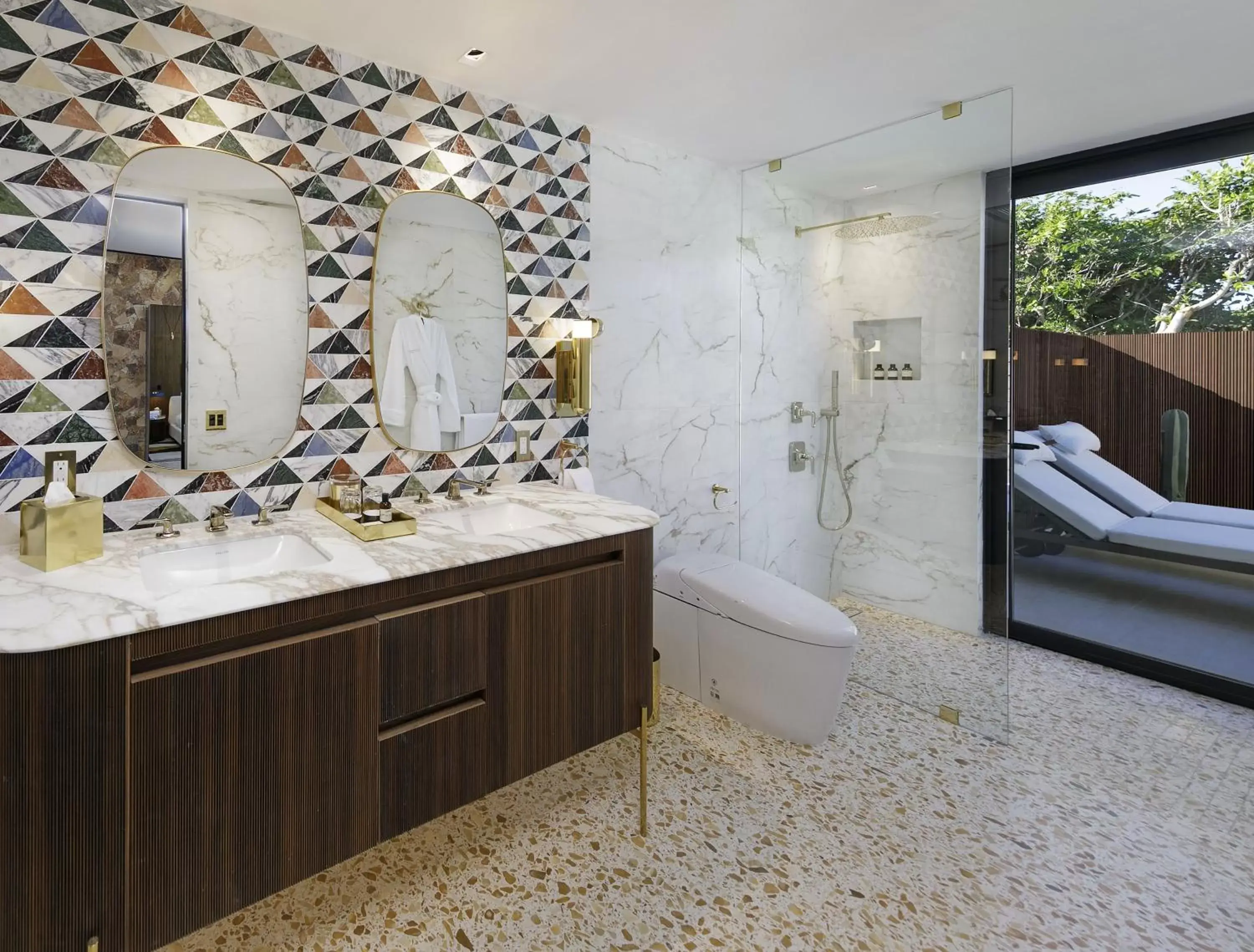 Bathroom in L'Horizon Resort & Spa, Hermann Bungalows