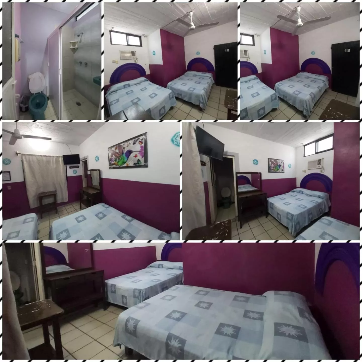 Bed in Hotel Ayalamar Manzanillo