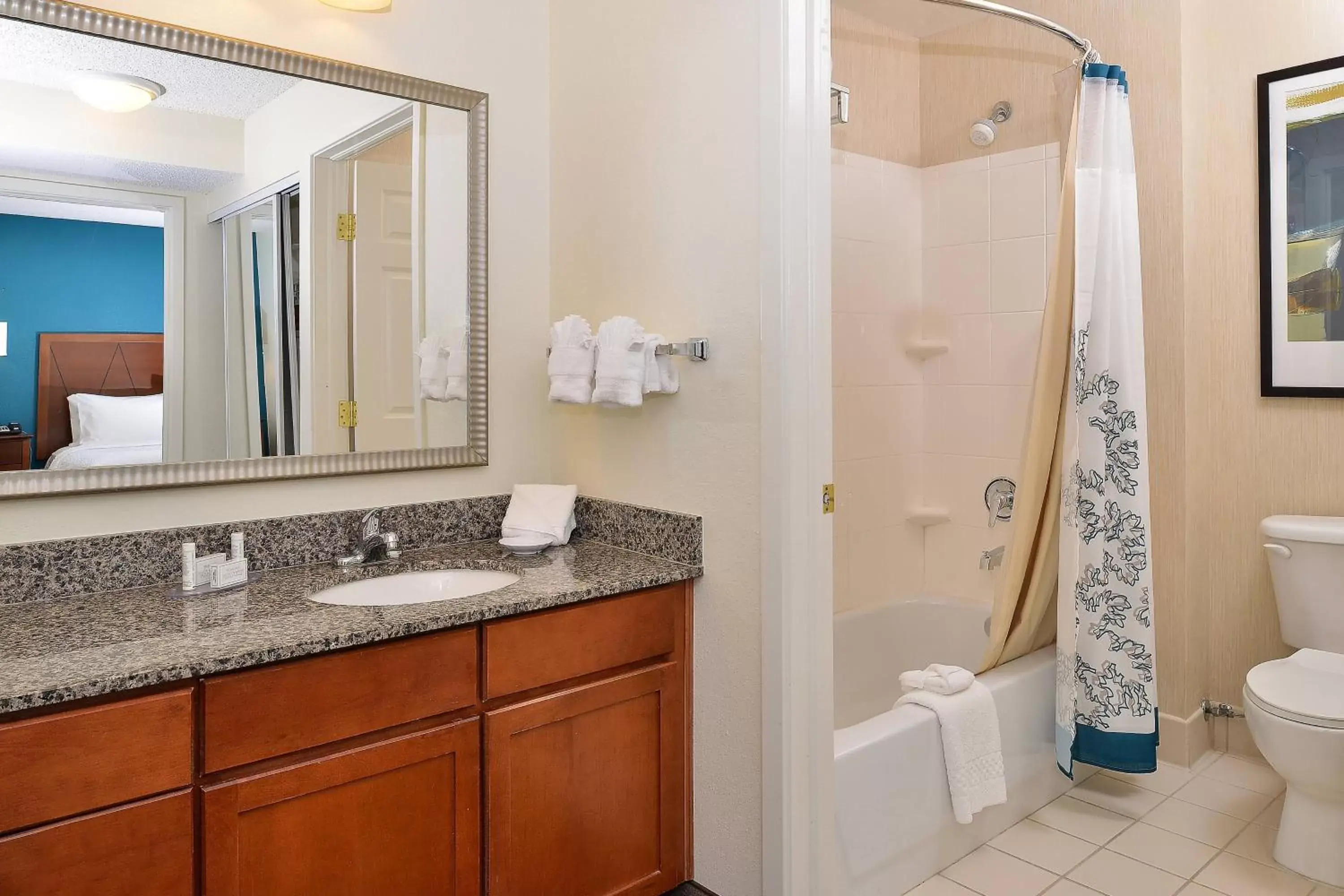 Bathroom in Residence Inn by Marriott Denver Airport at Gateway Park