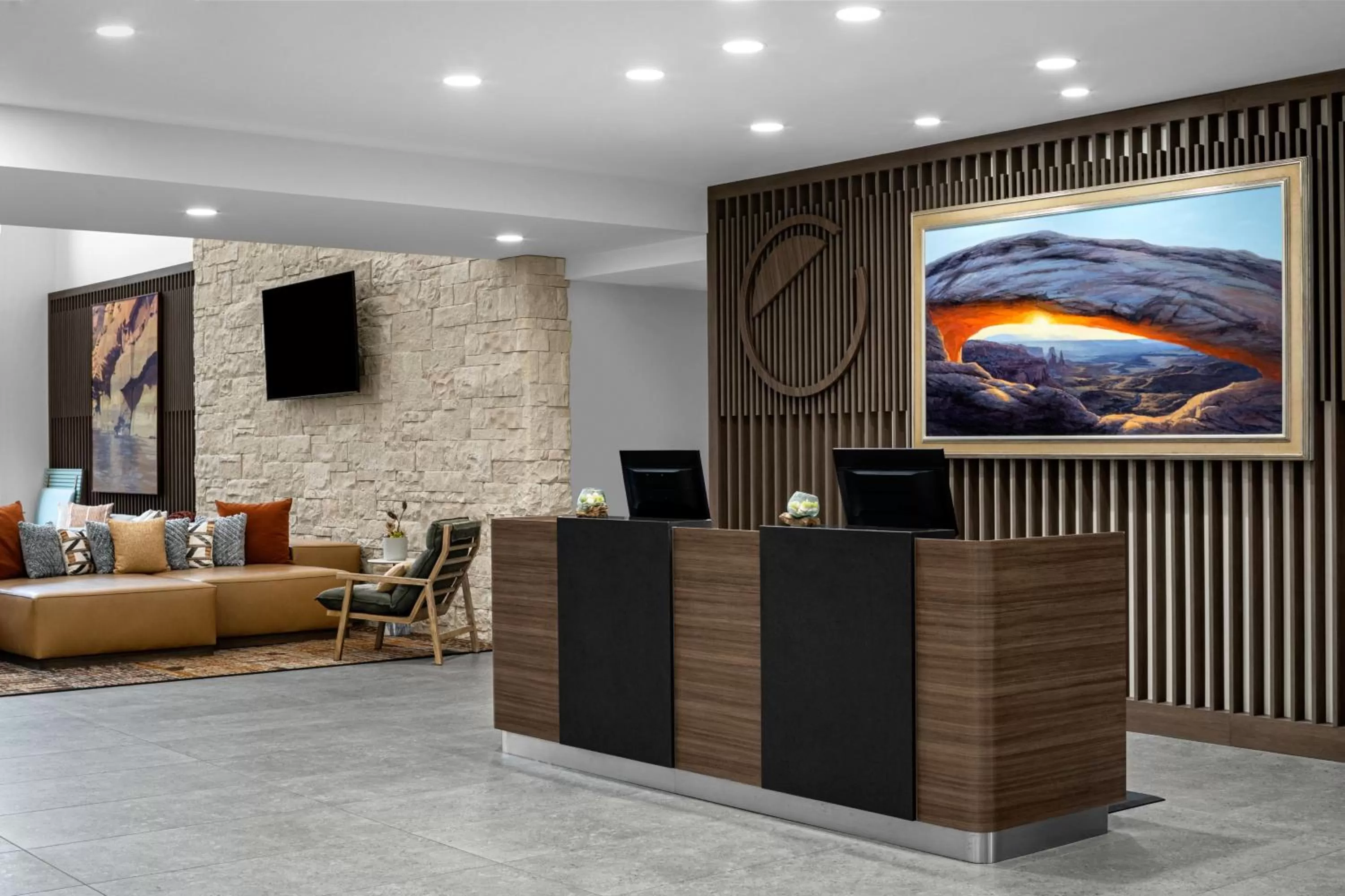 Lobby or reception in Element Moab