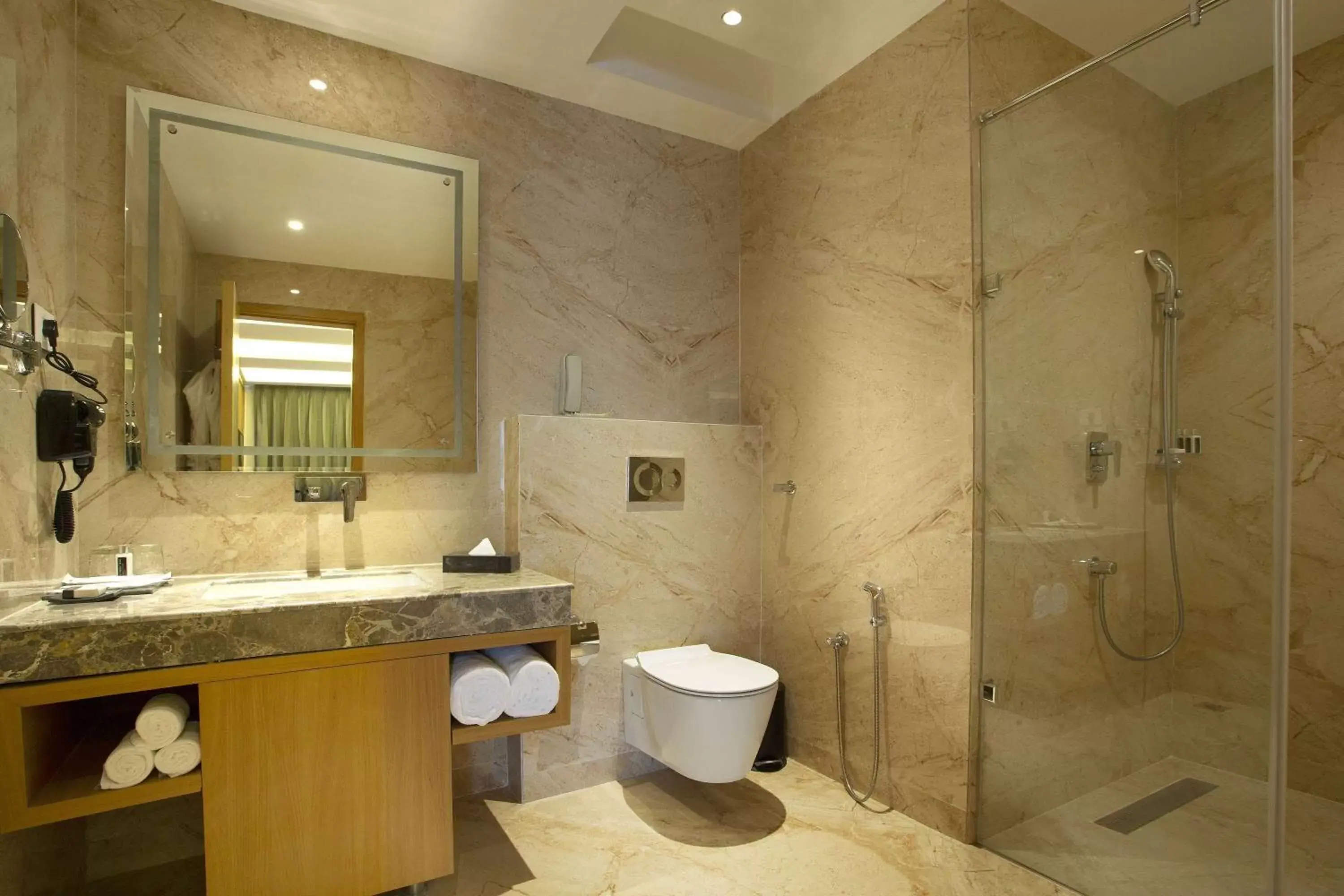 Bathroom in Ramada by Wyndham Katra Station Road