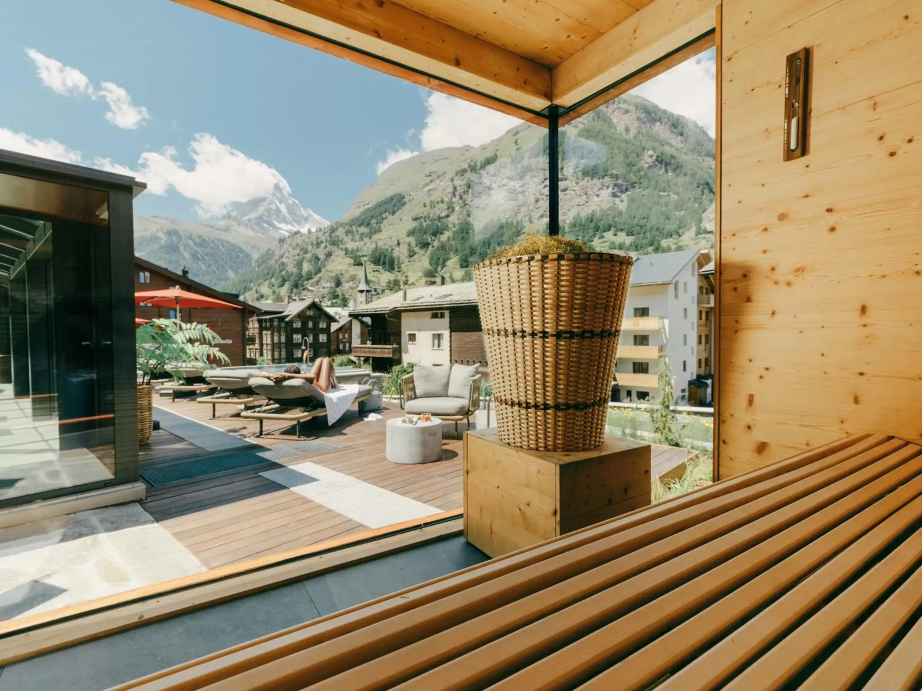 Sauna in BEAUSiTE Zermatt