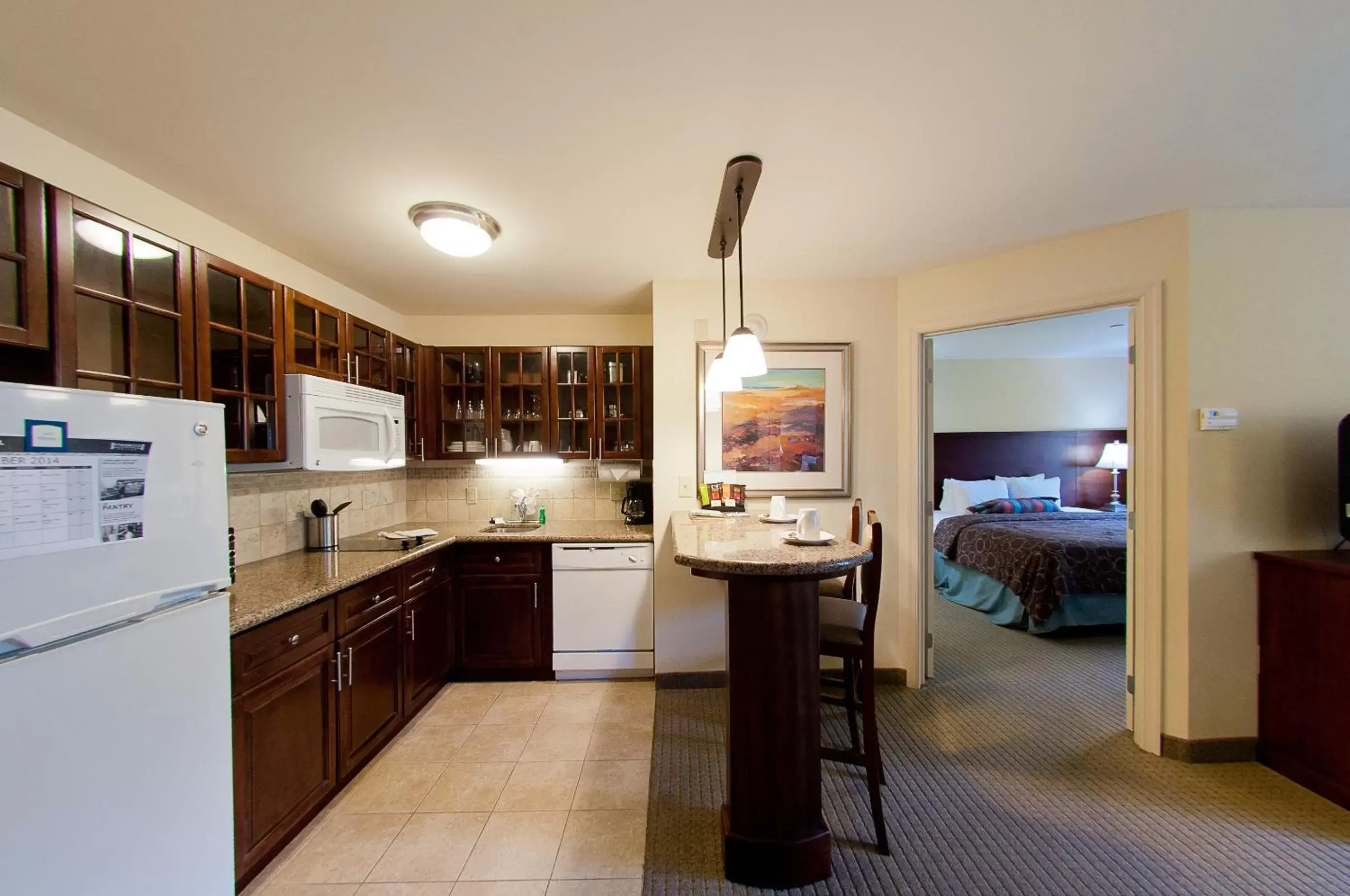 Kitchen or kitchenette, Kitchen/Kitchenette in Staybridge Suites East Stroudsburg - Poconos, an IHG Hotel