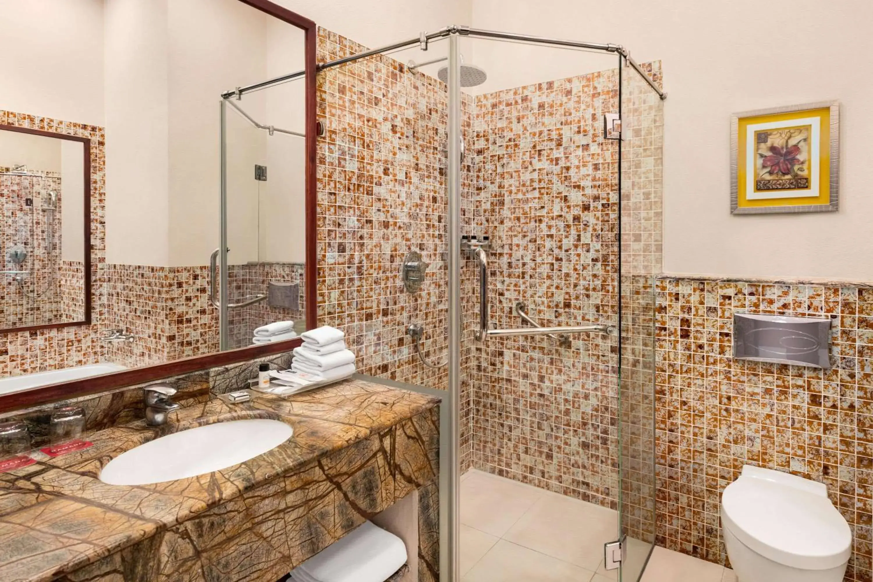 Bathroom in Ramada by Wyndham Jaipur Jaisinghpura