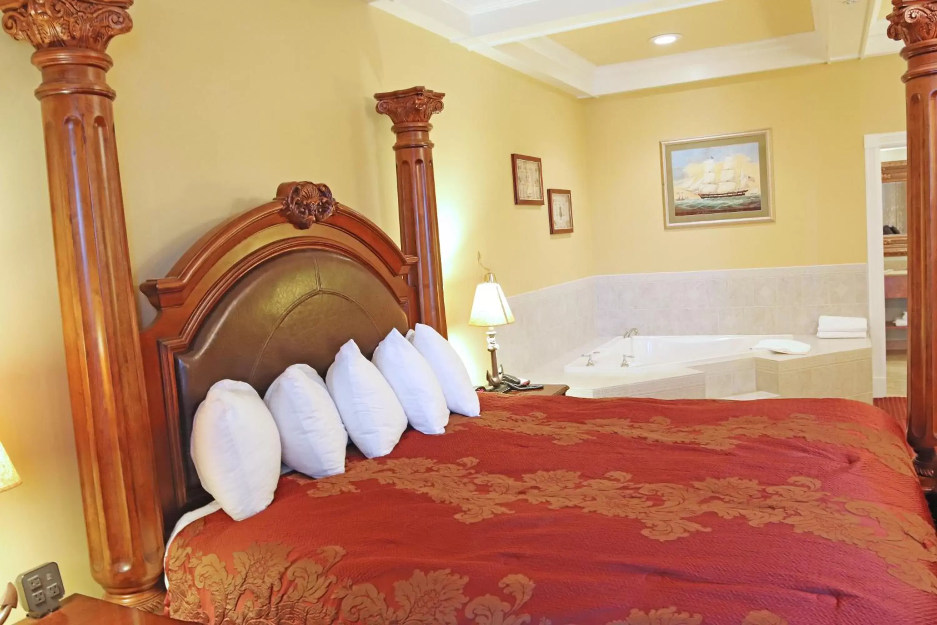 Bedroom, Bed in Best Western White House Inn