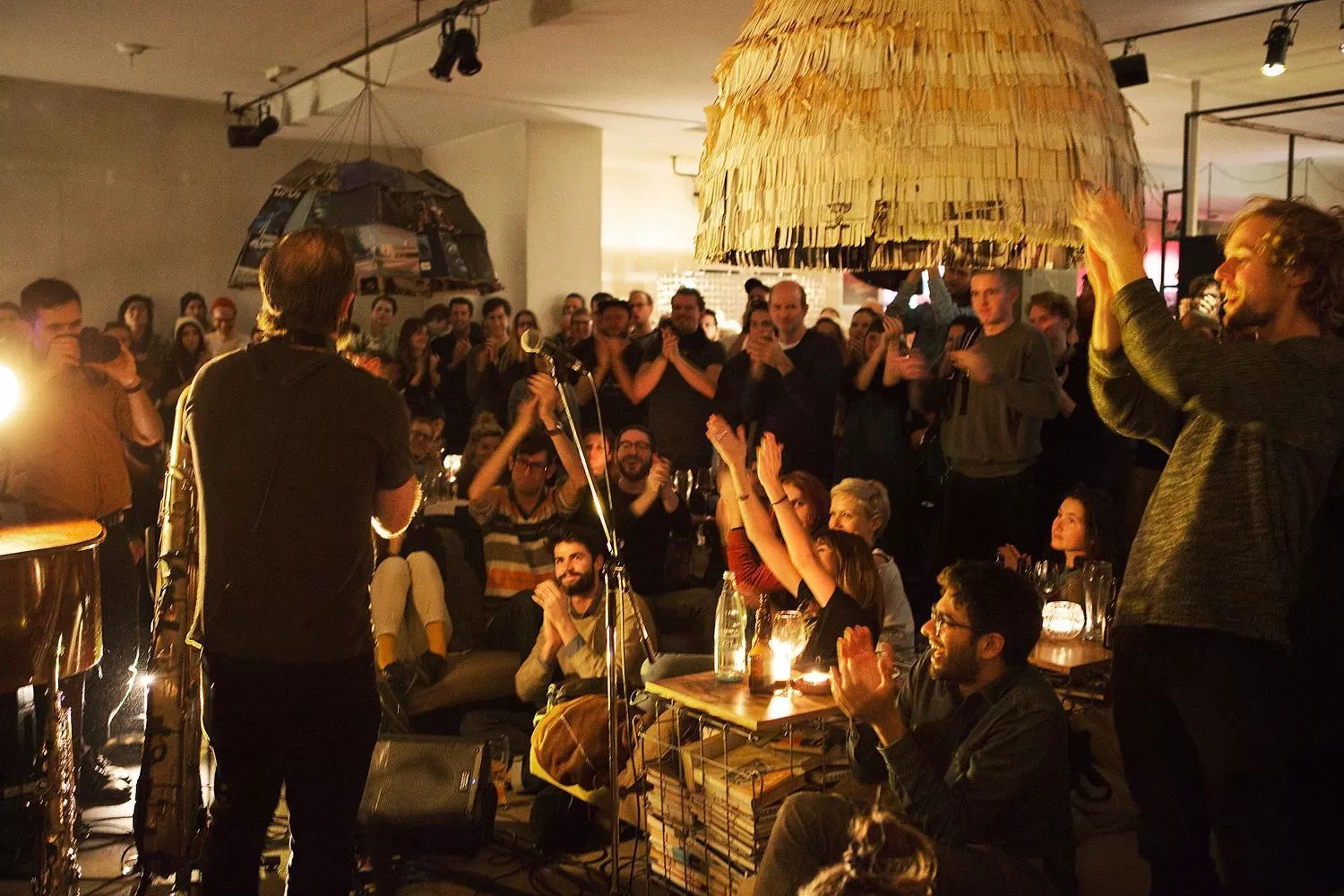 Lounge or bar in Michelberger Hotel