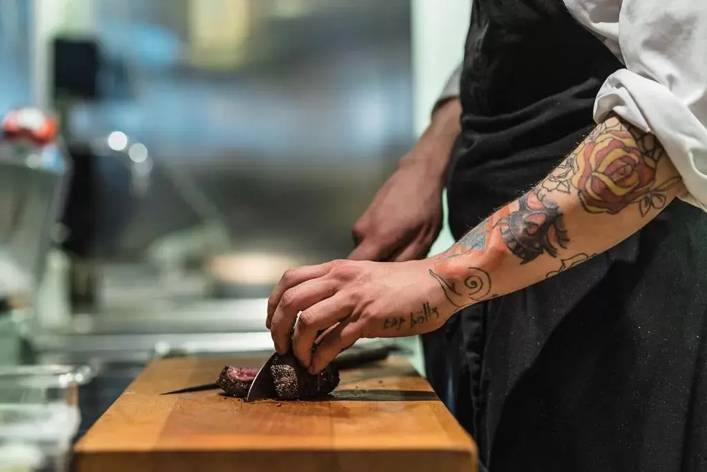 Food close-up in First Hotel Central