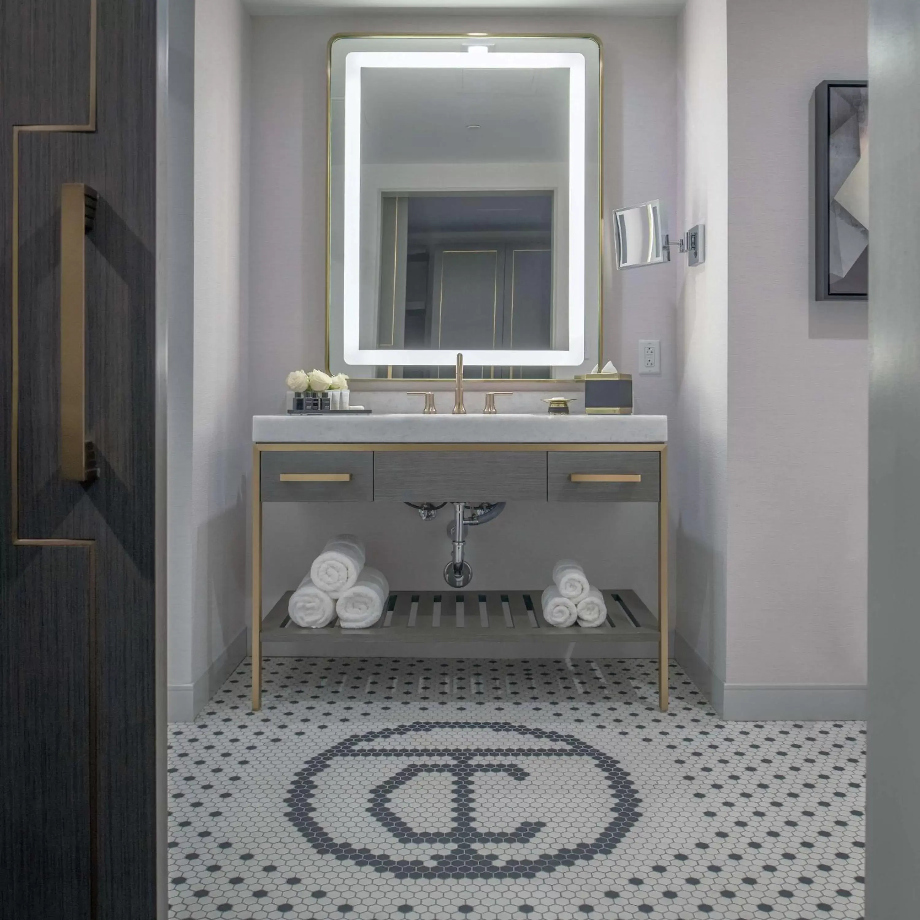 Bathroom in Tulsa Club Hotel Curio Collection By Hilton