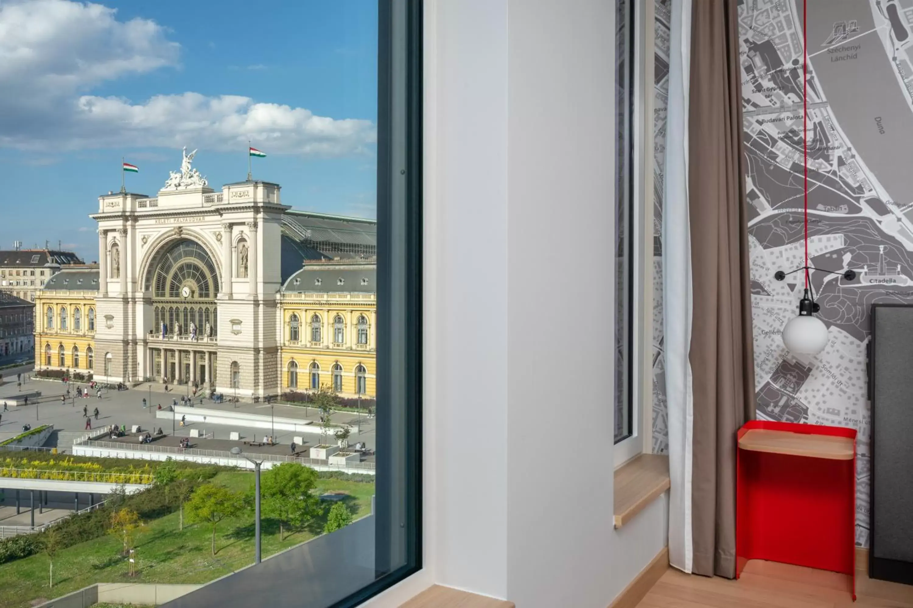 City view in IntercityHotel Budapest City view in IntercityHotel Budapest
