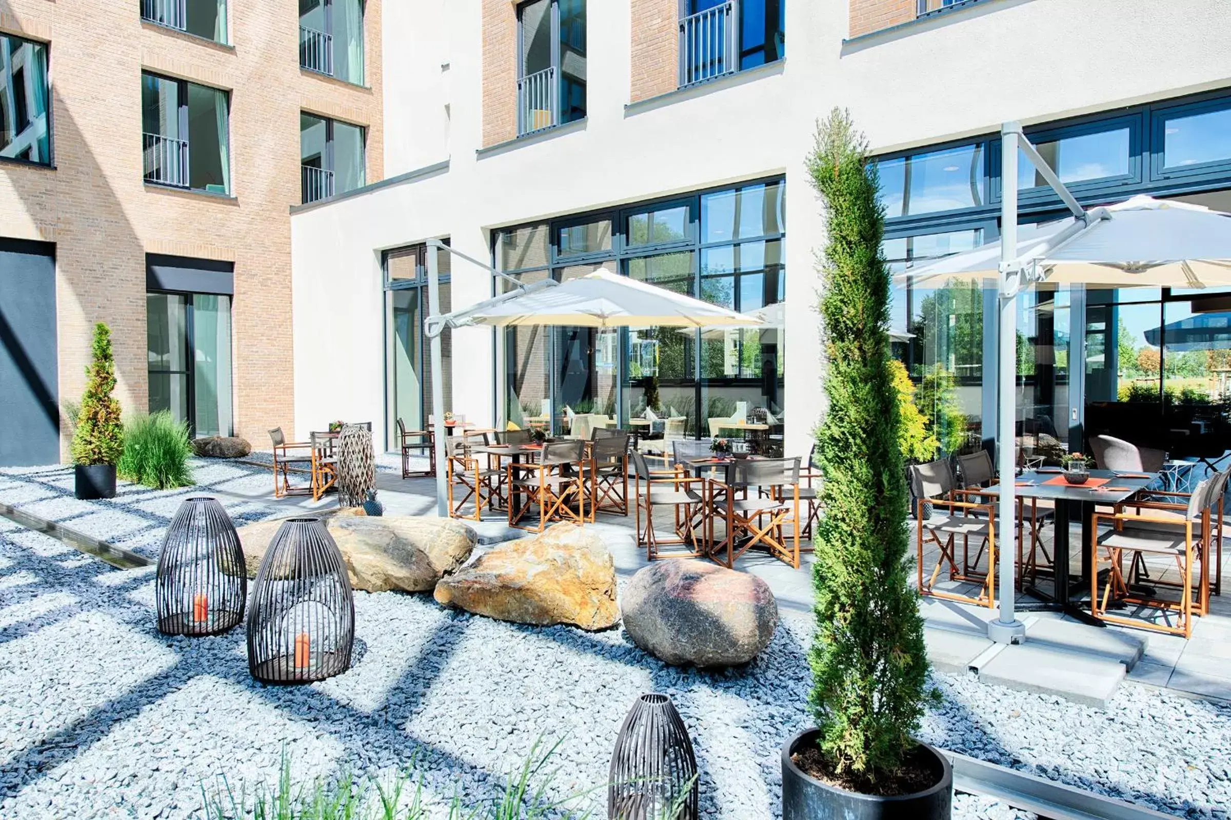 Balcony/Terrace in LOGINN Hotel Leipzig by ACHAT