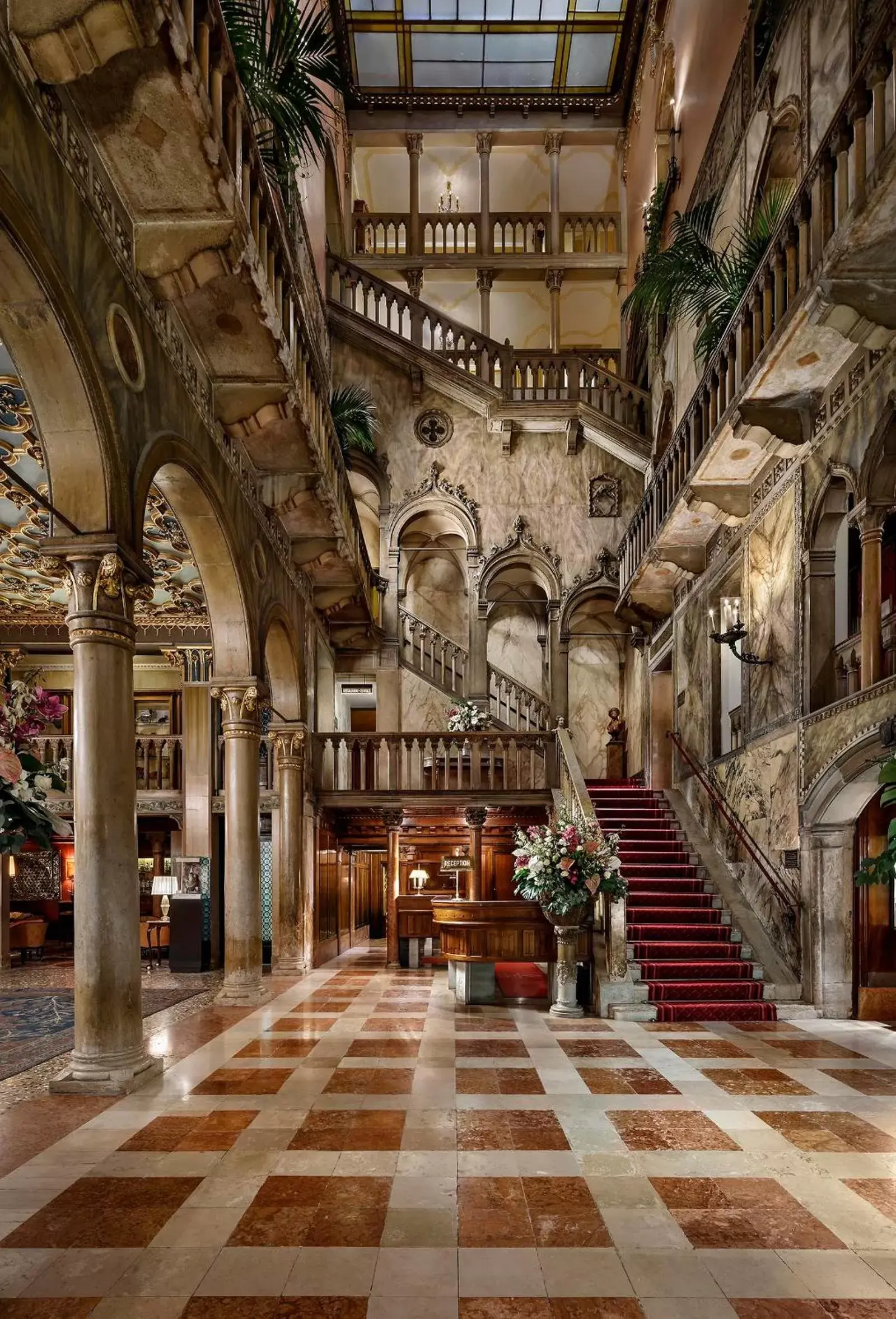 Lobby or reception in Hotel Danieli, Venice