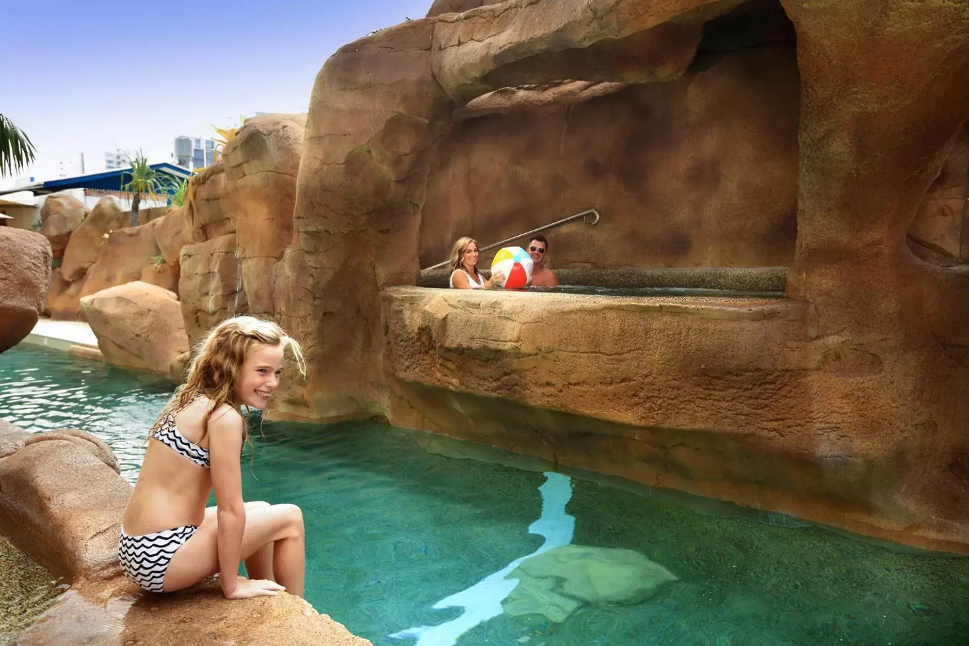 Hot Tub in Caribbean Resort