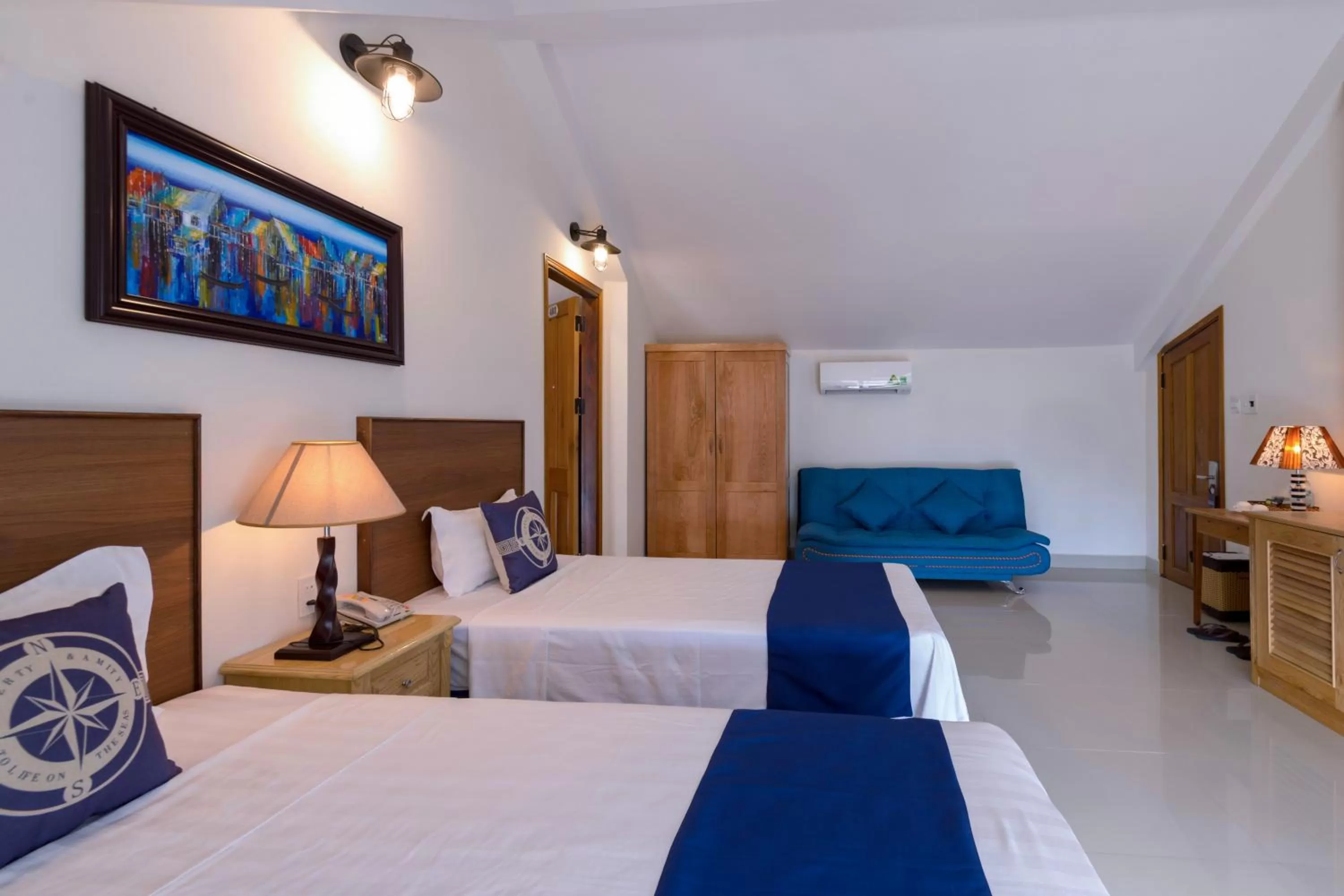 Bed in Santa Sea Villa