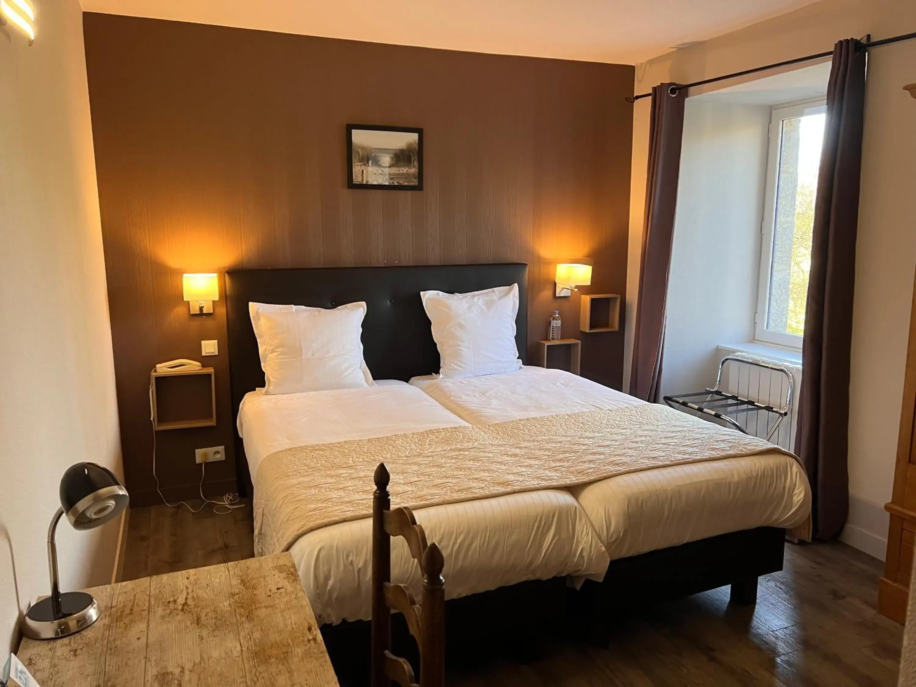 Bedroom, Bed in Le Manoir Des Portes