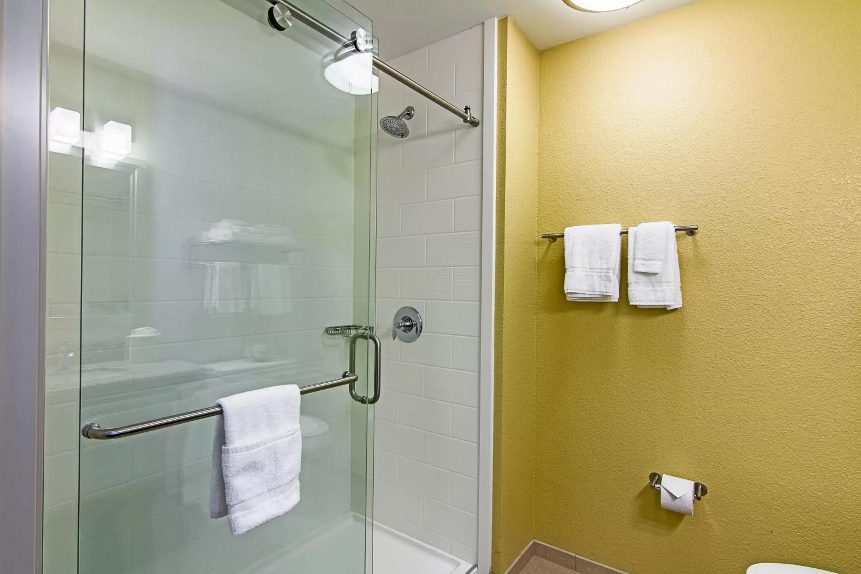 Shower, Bathroom in Sleep Inn & Suites West-Near Medical Center