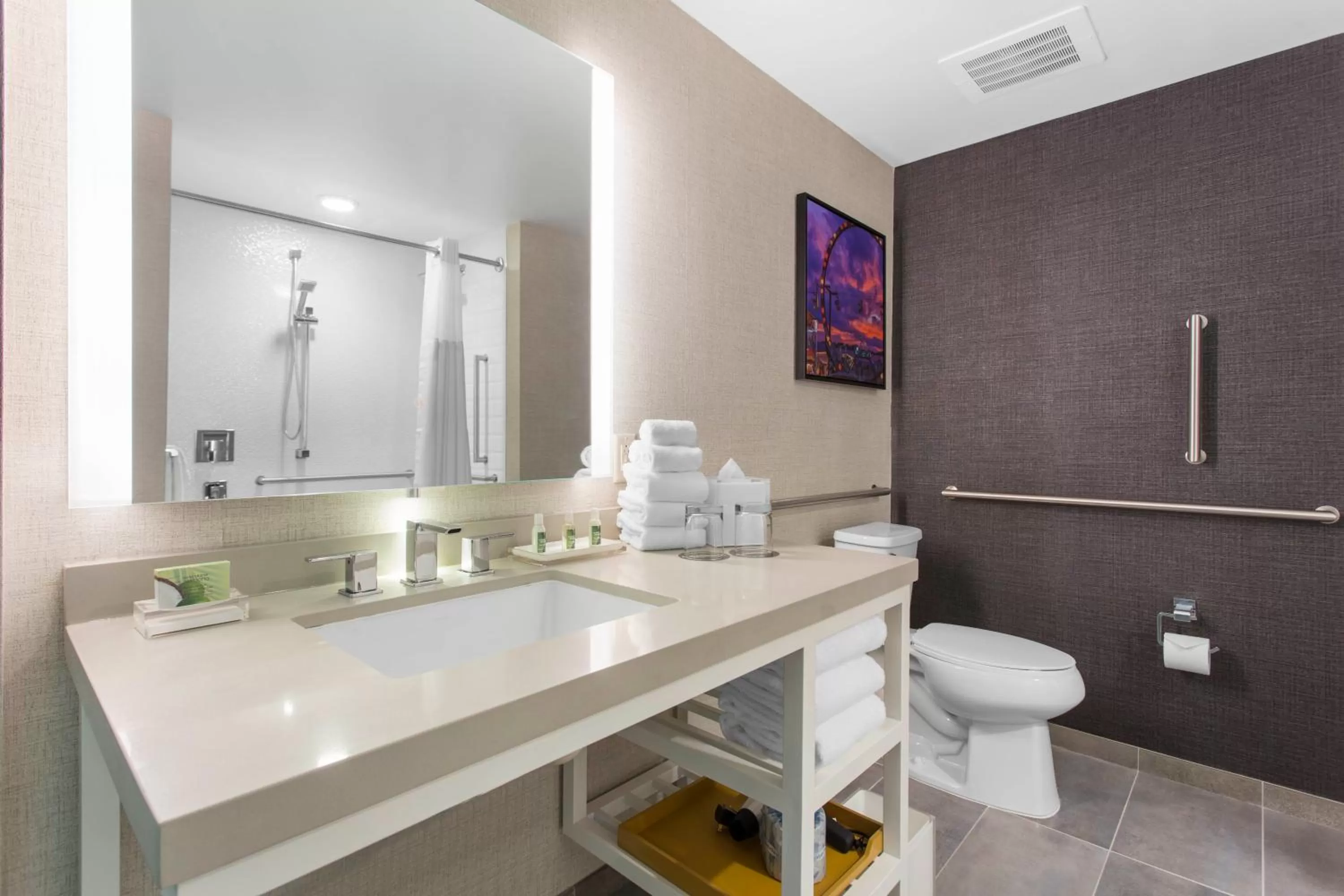 Bathroom in Cambria Hotel Downtown Asheville