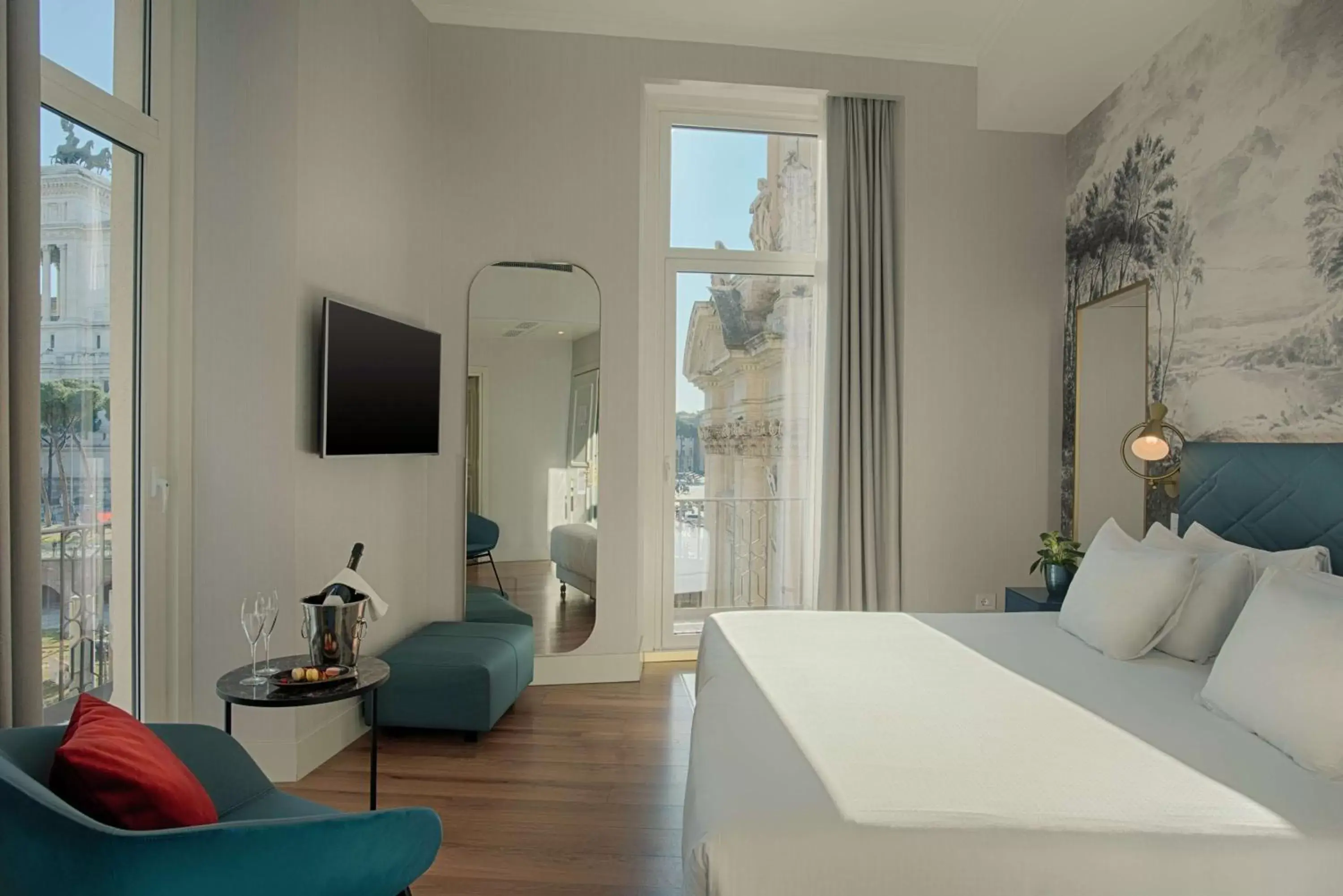 Bedroom, Bed in NH Collection Roma Fori Imperiali