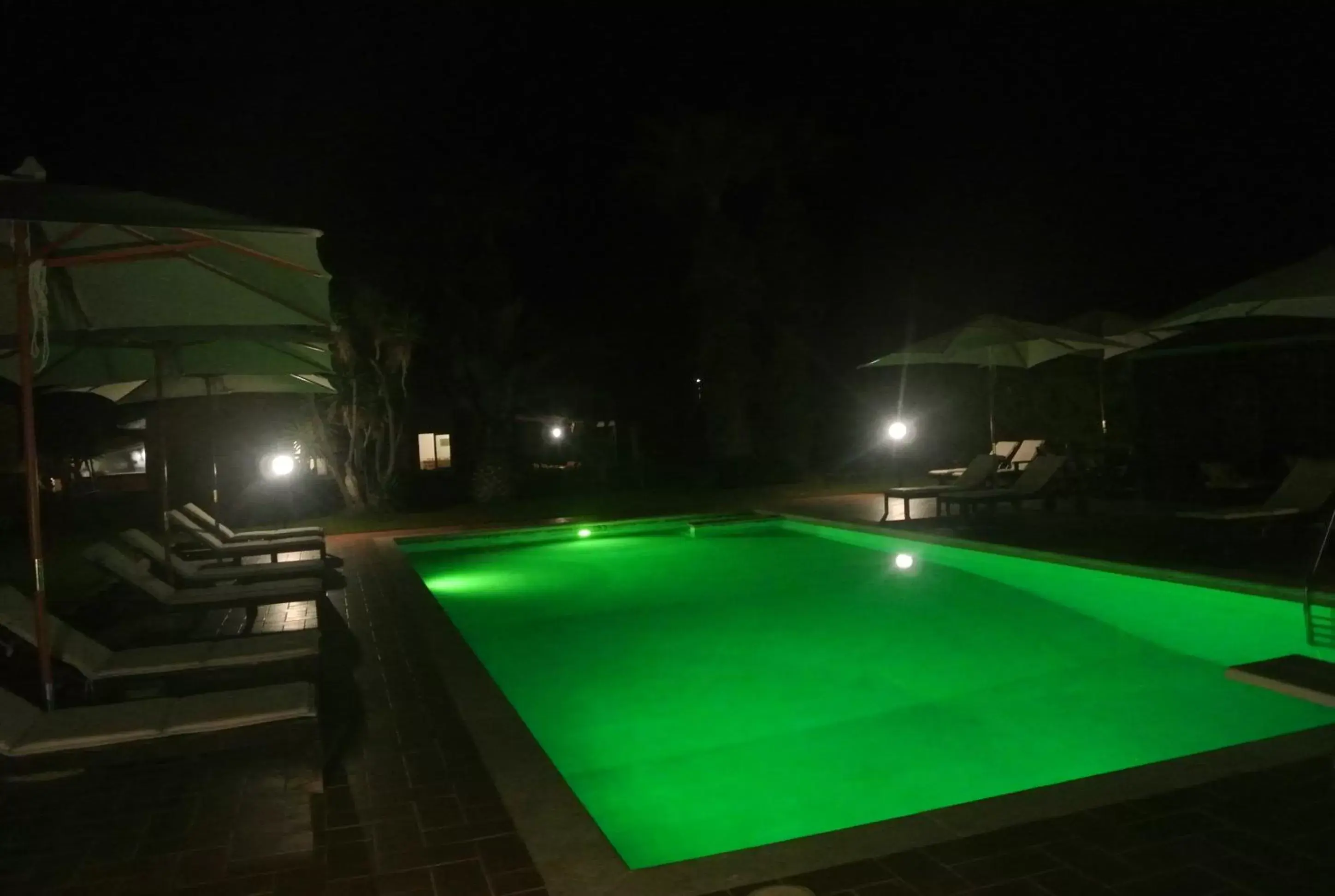 Night, Swimming Pool in Villa Carlotta Resort