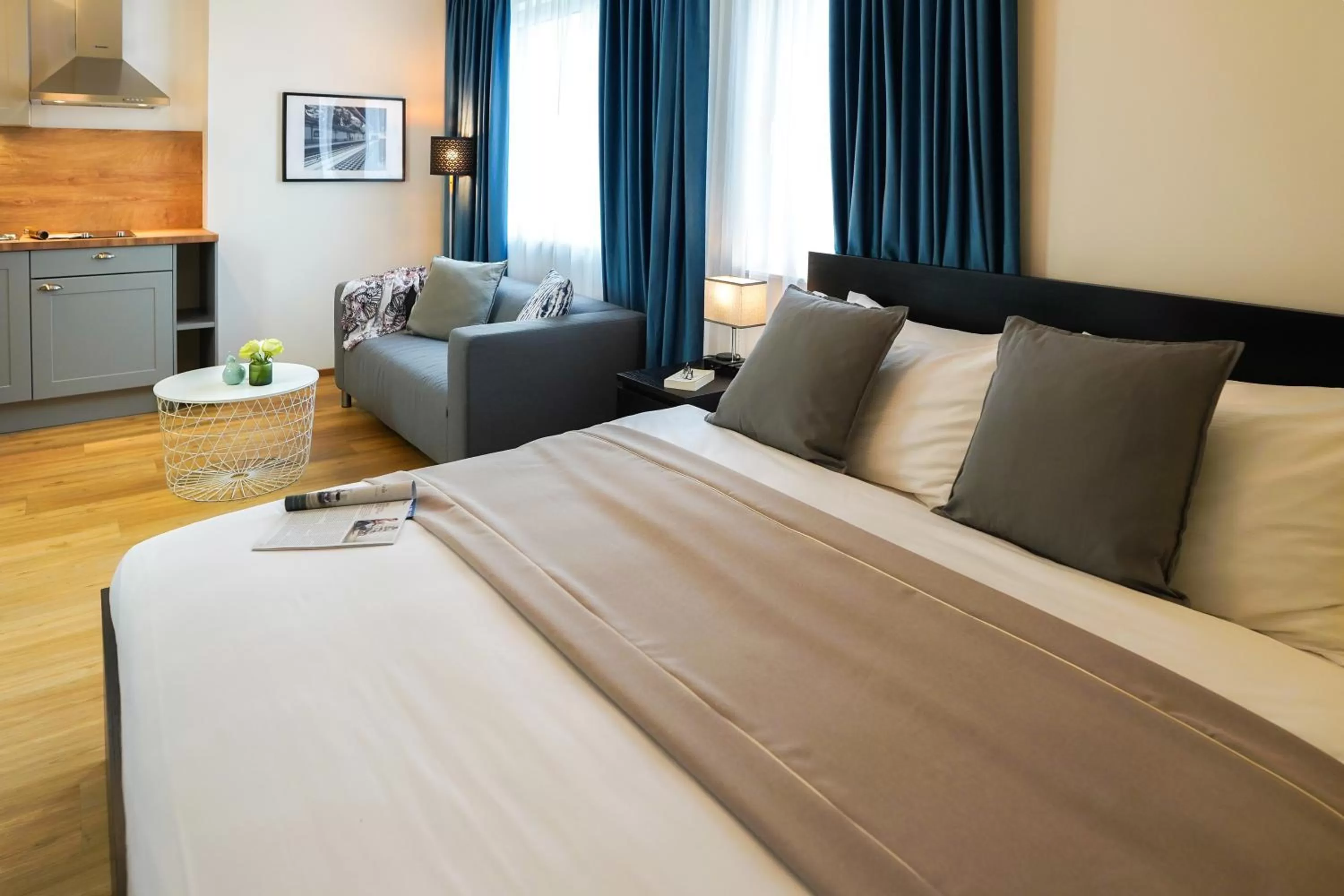 Bed in Citadines South Vienna