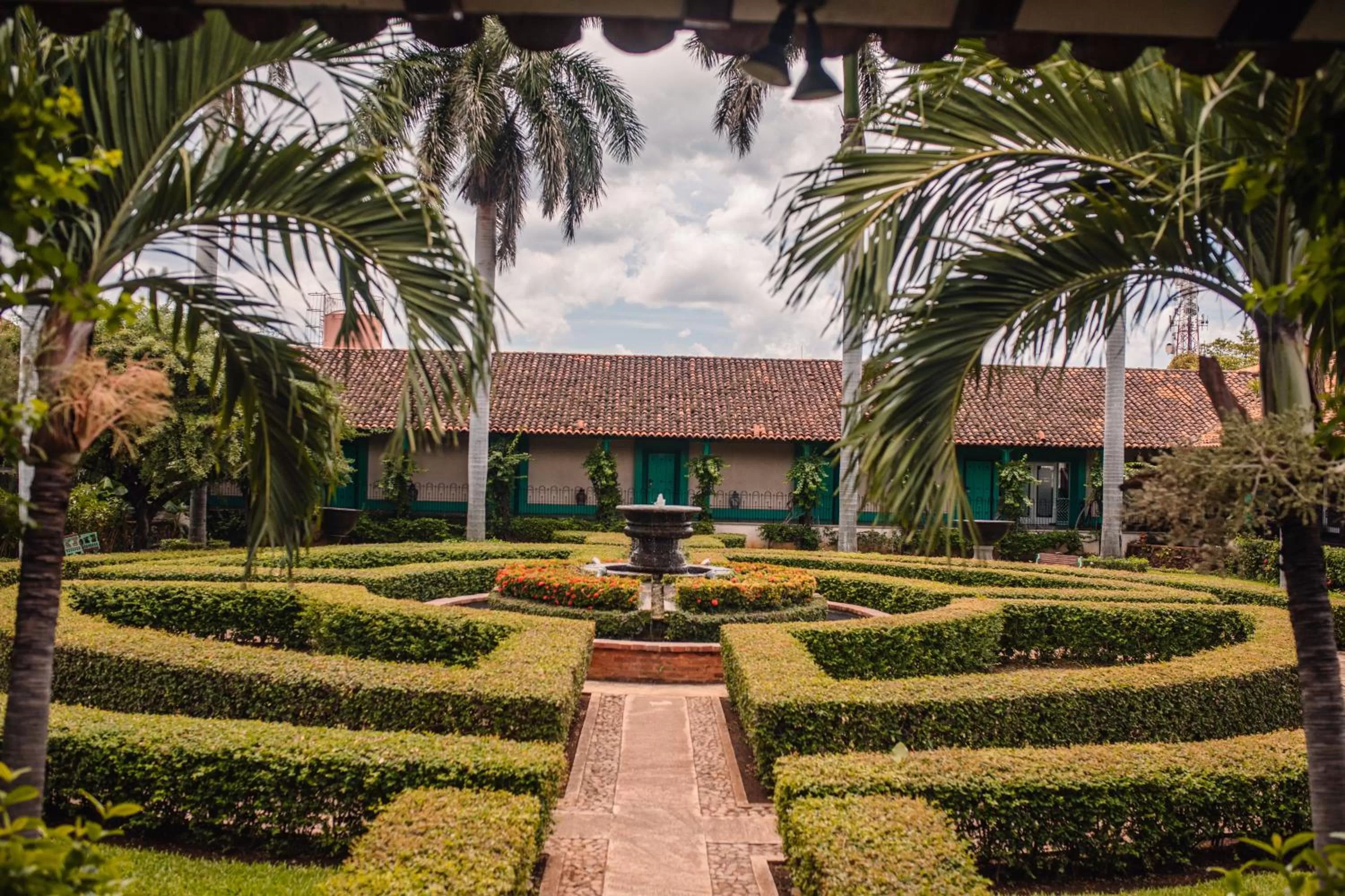 Garden in Hotel El Convento Leon Nicaragua