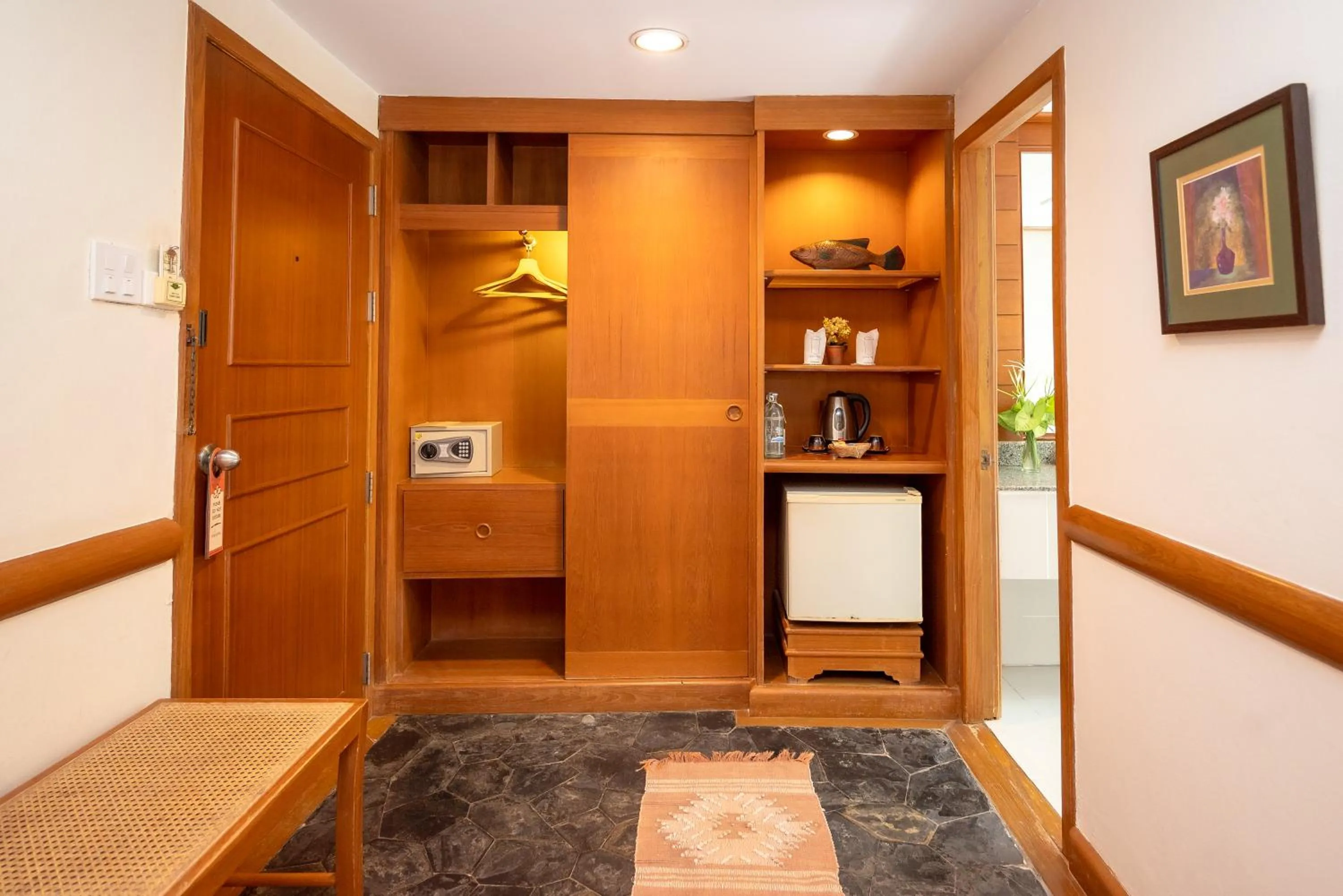 wardrobe in Comsaed River Kwai Resort