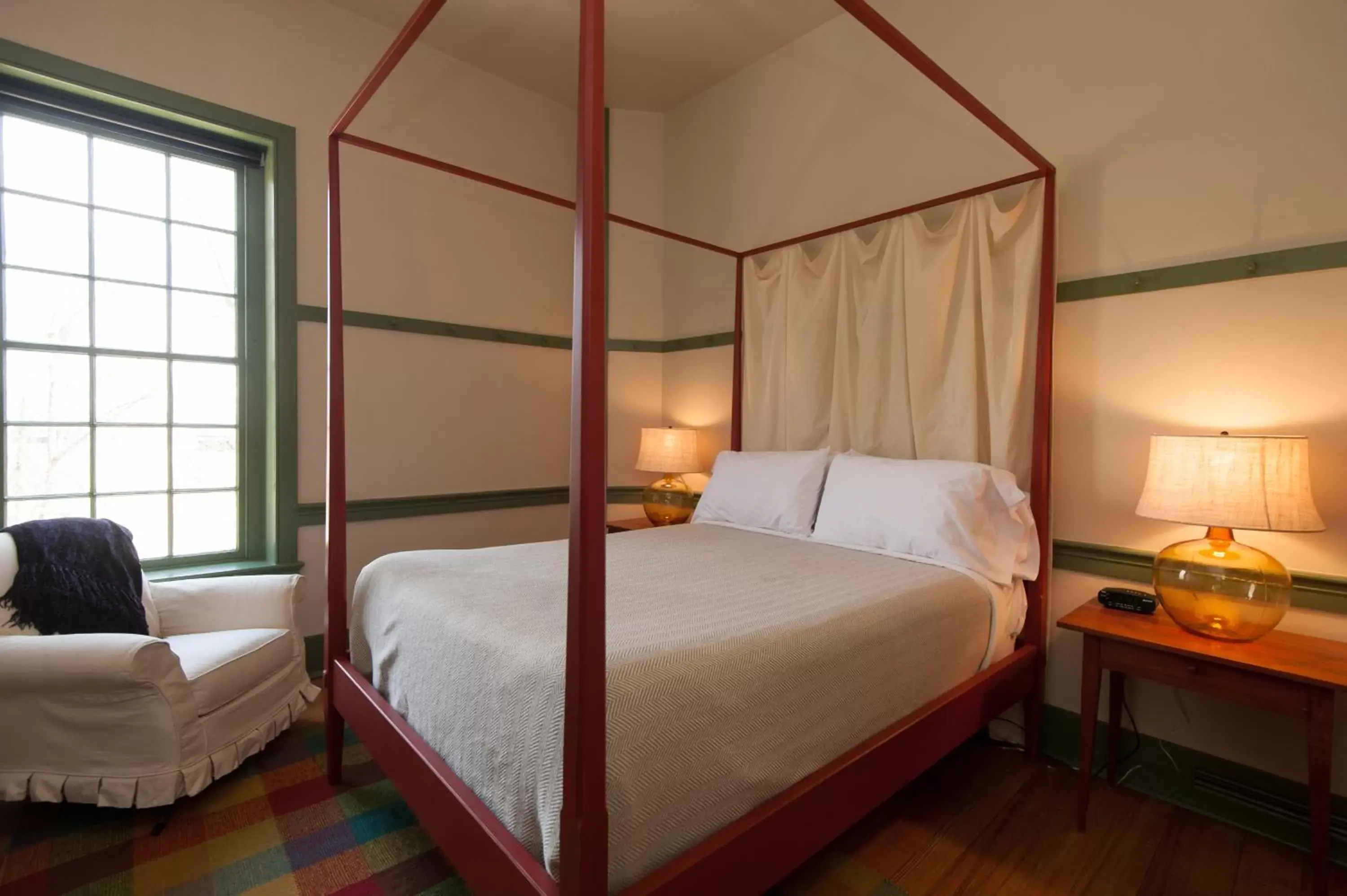 Bed in Shaker Village of Pleasant Hill