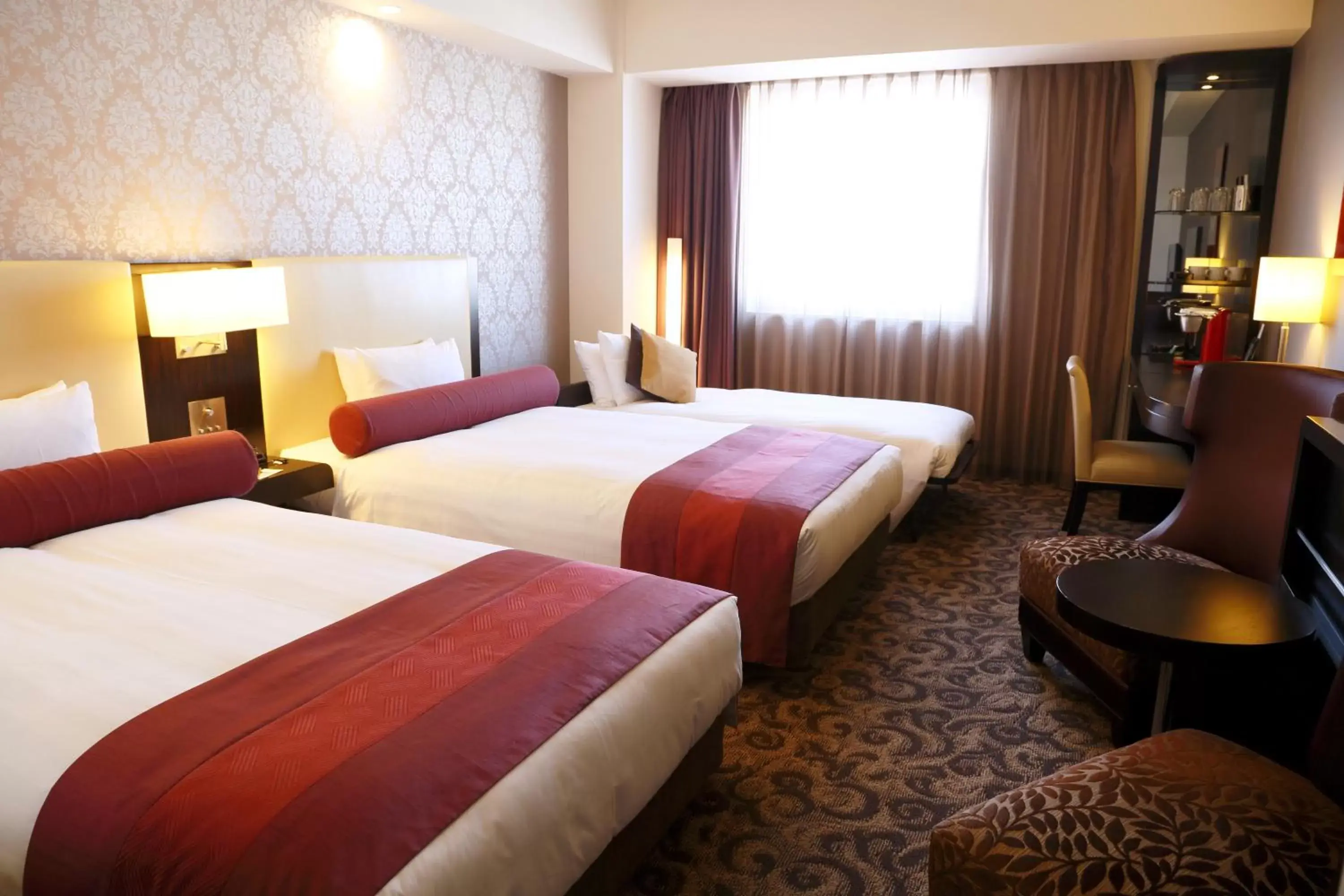 Bed in Mercure Hotel Sapporo