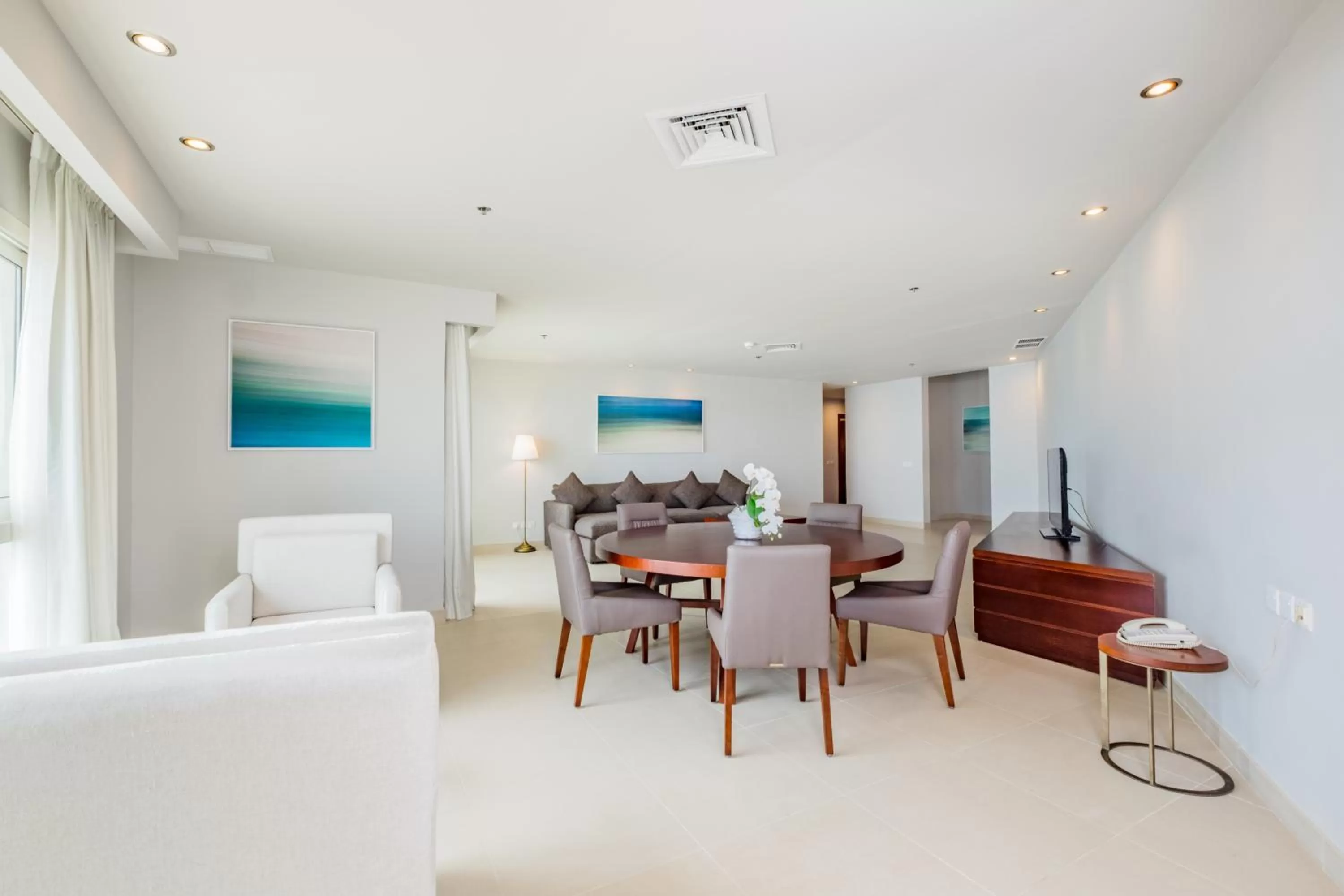 Seating area in Radisson Blu Resort, Fujairah