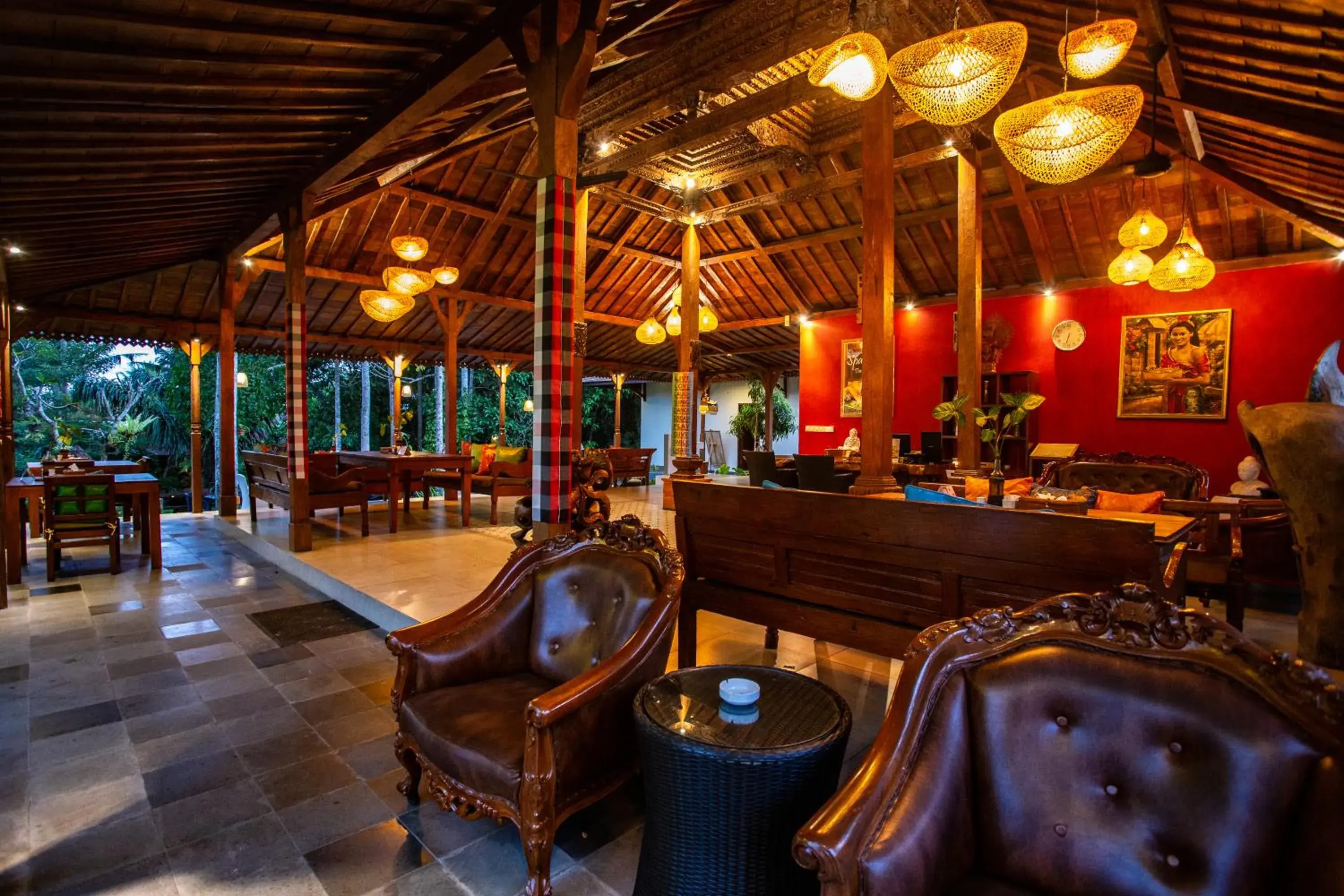 Restaurant/places to eat, Lounge/Bar in Ubud Heaven Sayan Villa