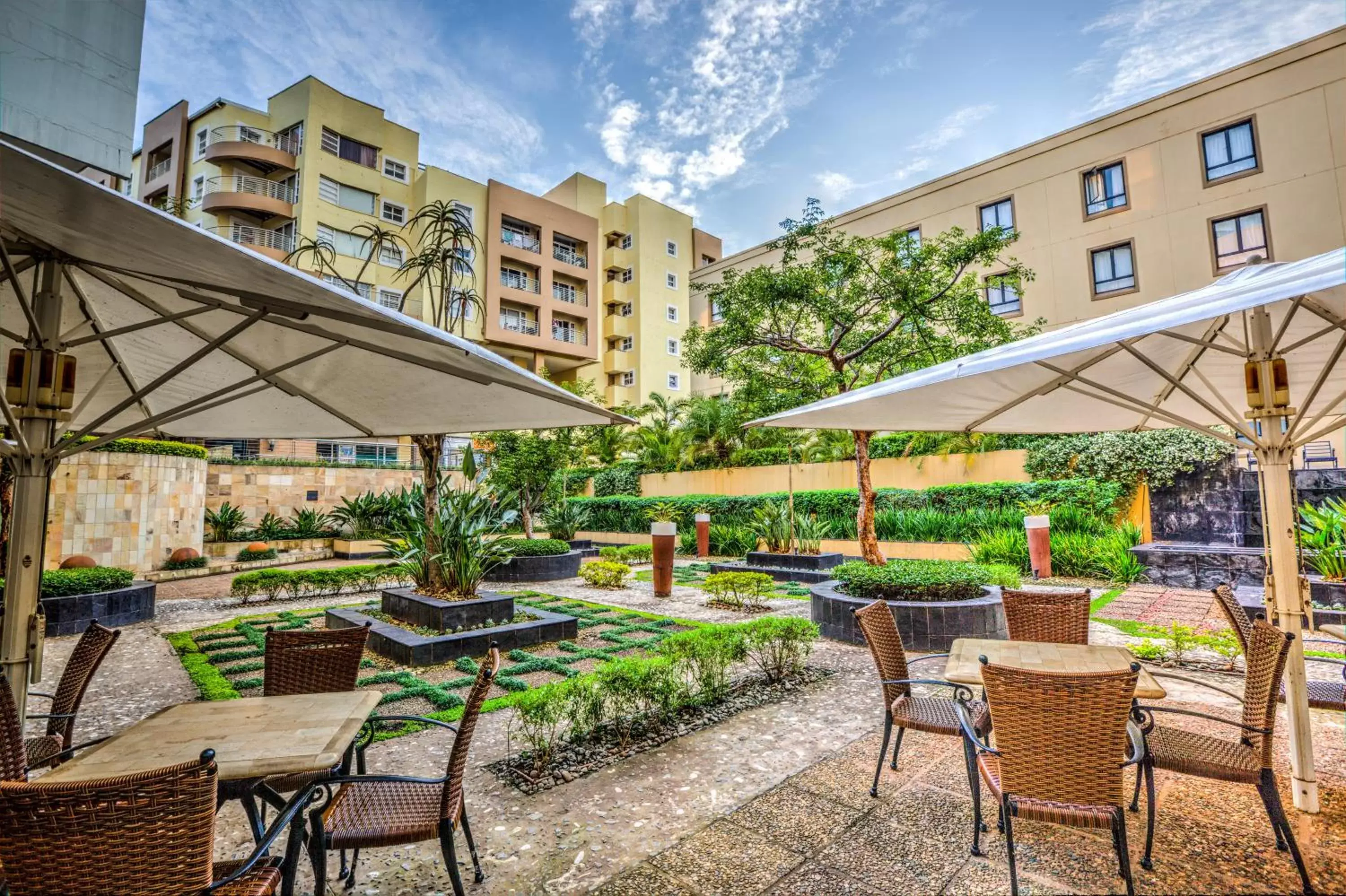 Patio in City Lodge Hotel Umhlanga Ridge