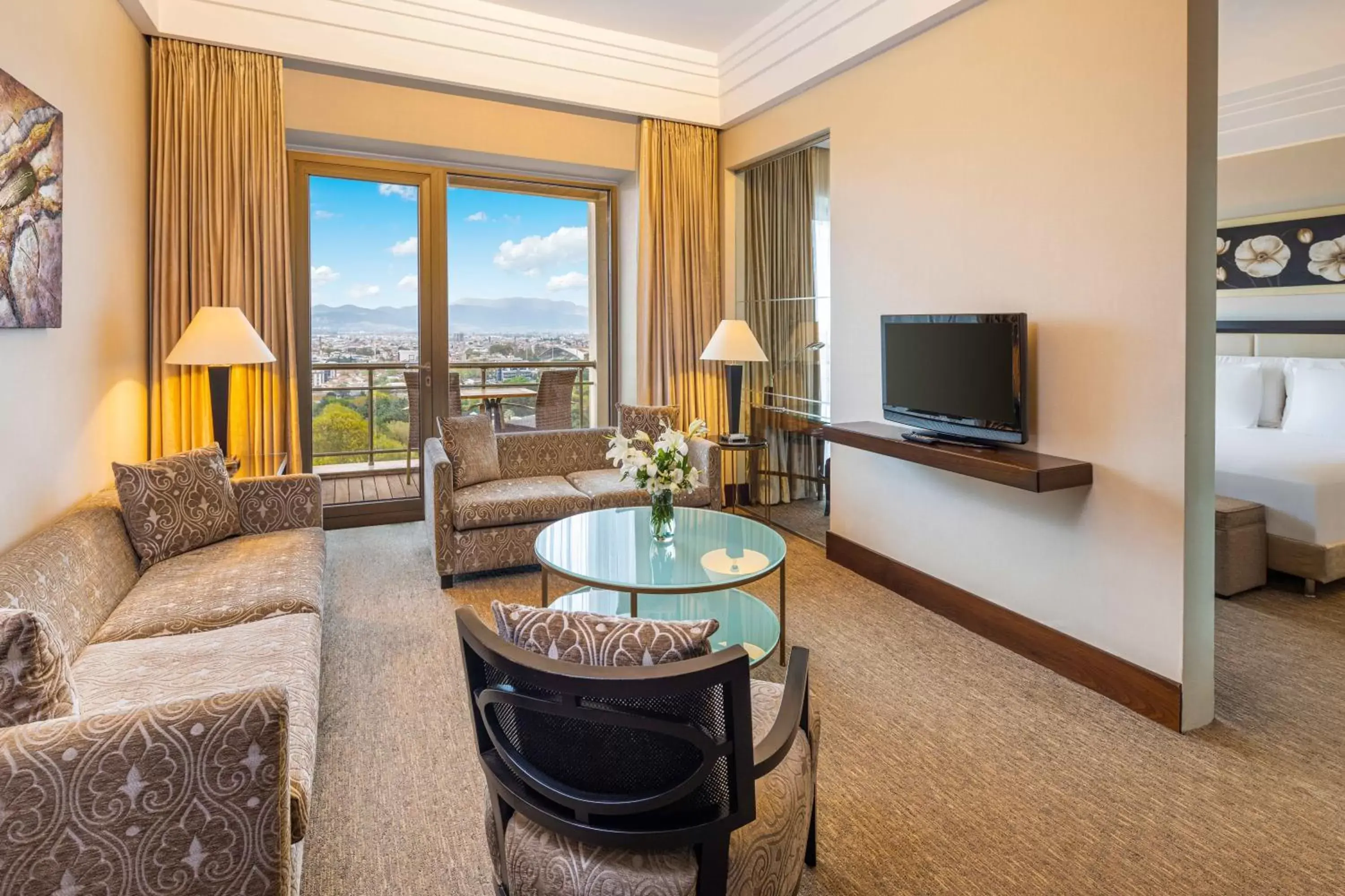 TV and multimedia, Seating Area in Hotel Çelik Palas Convention Center & Thermal SPA