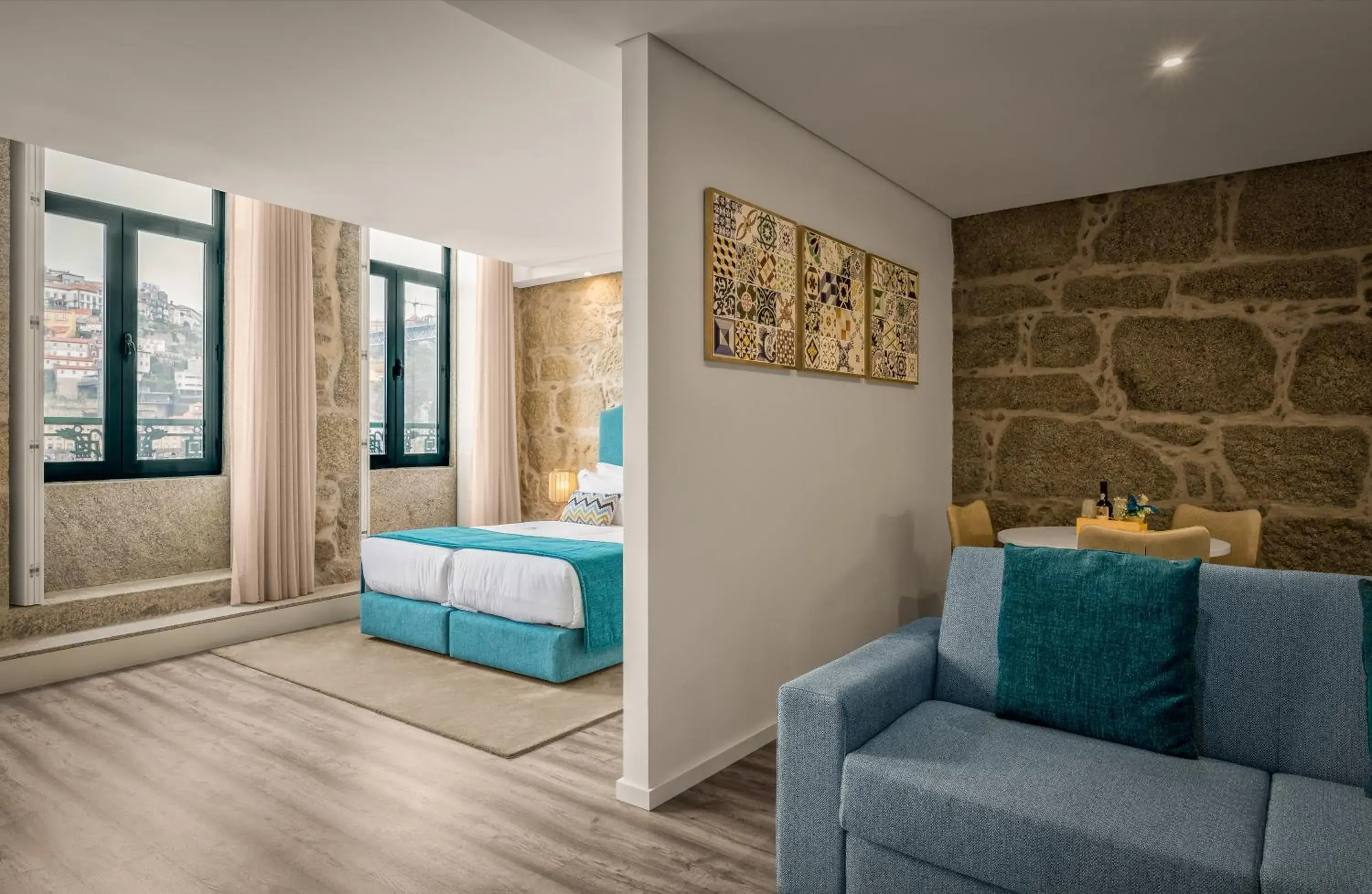 River view, Bed in 296 Heritage Apartments River view, Bed in 296 Heritage Apartments