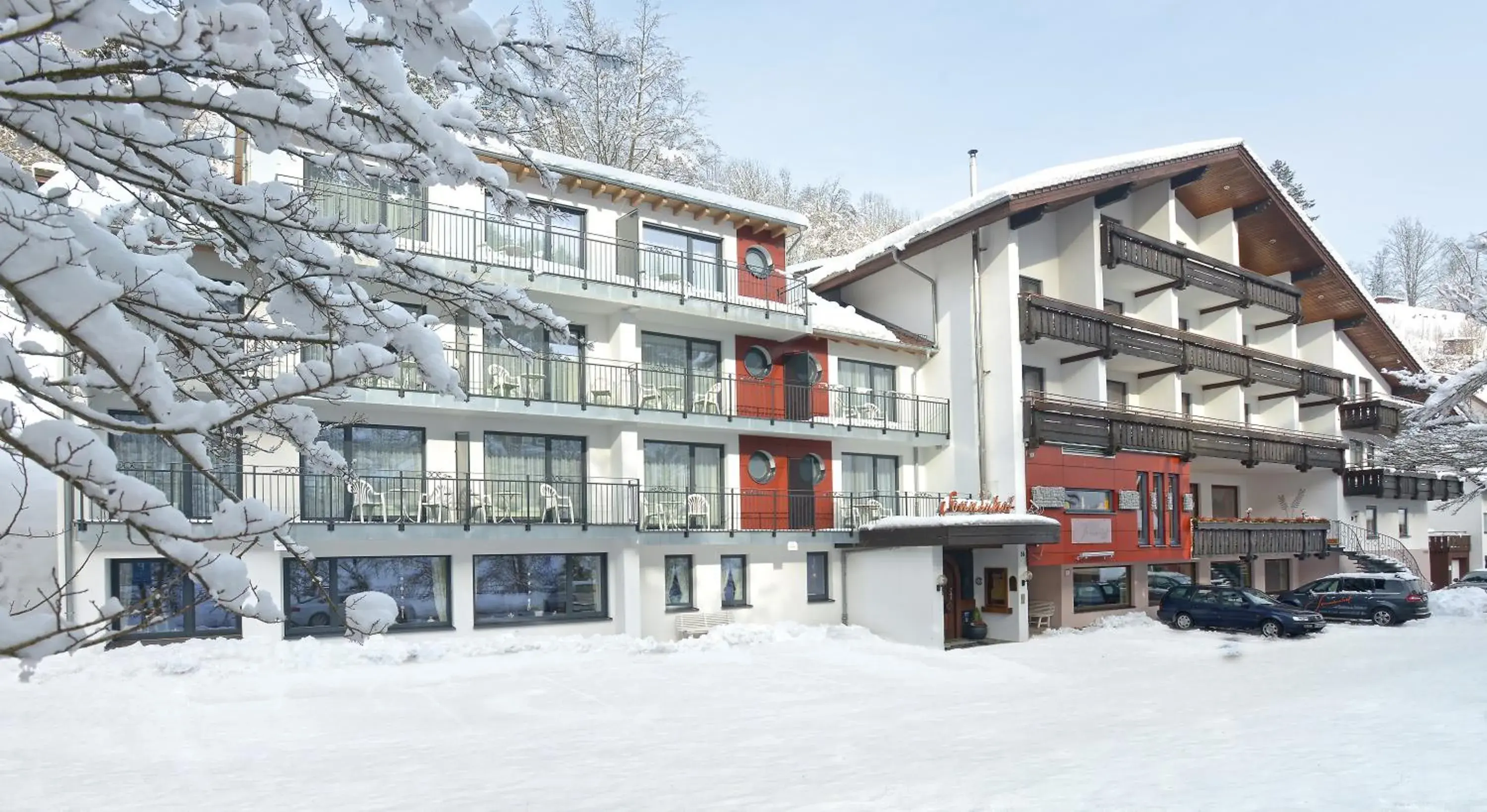 Property building, Winter in Flair Hotel Sonnenhof