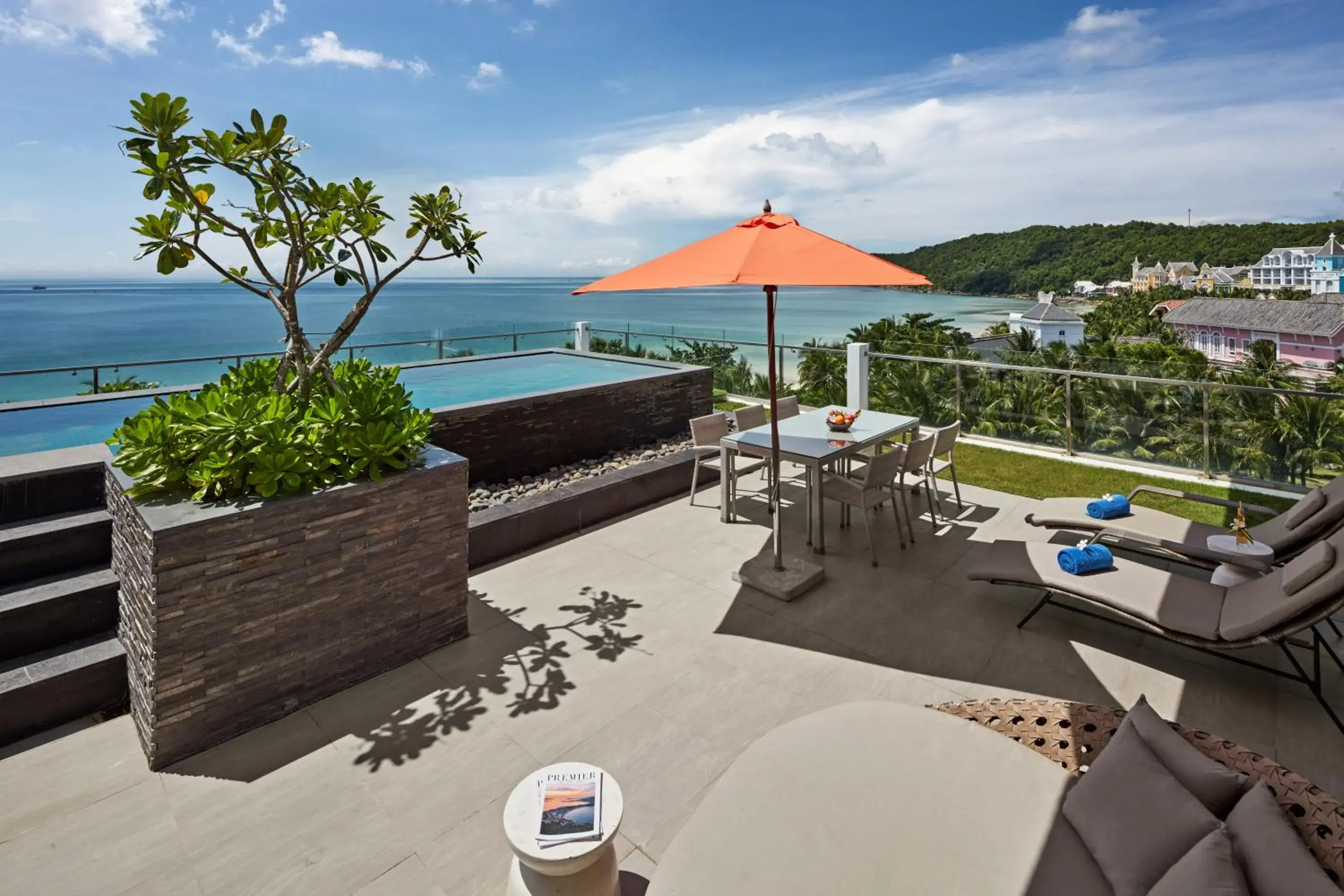 Balcony/Terrace in Premier Residences Phu Quoc Emerald Bay Managed by Accor