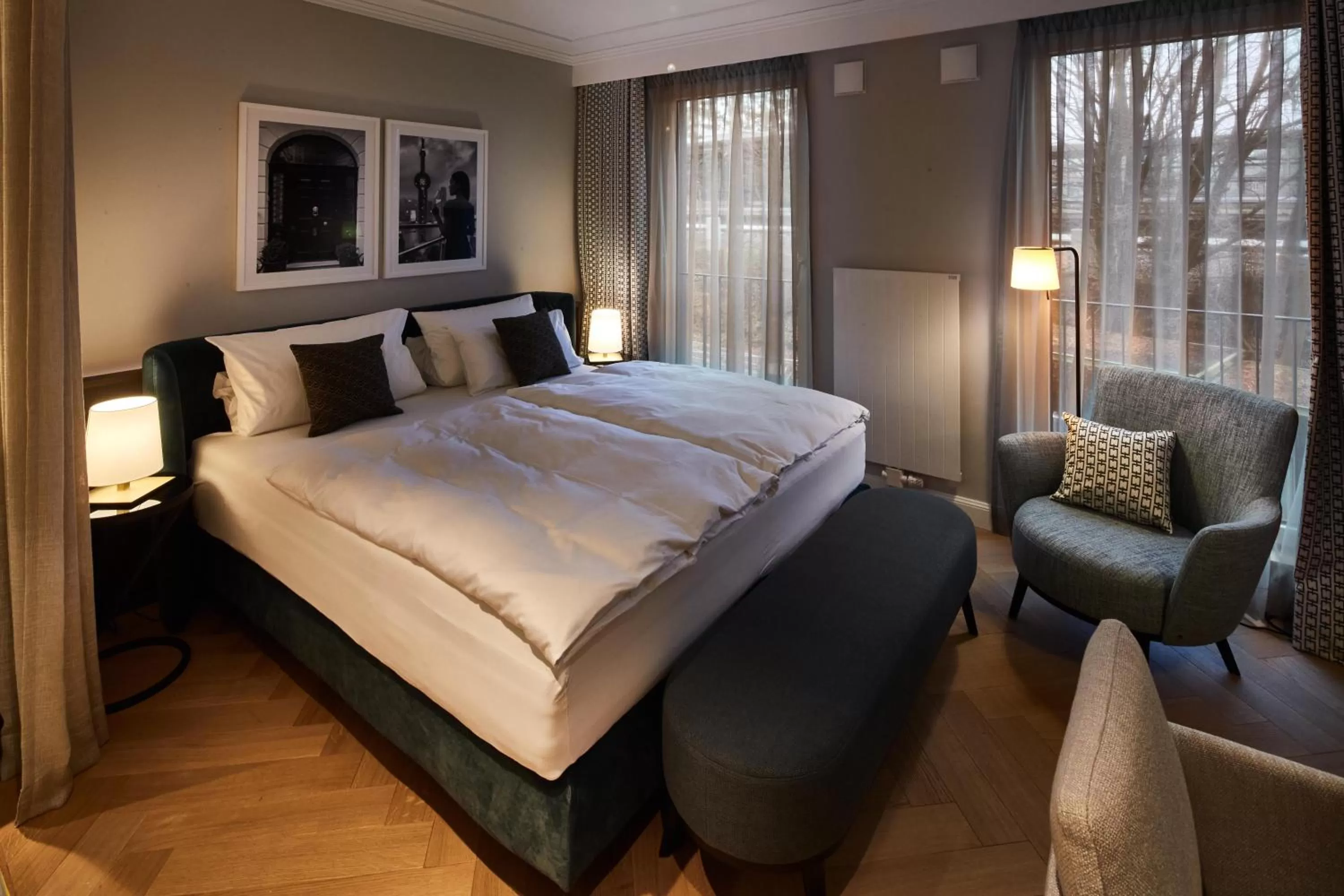 Bed in Clounys Hotel