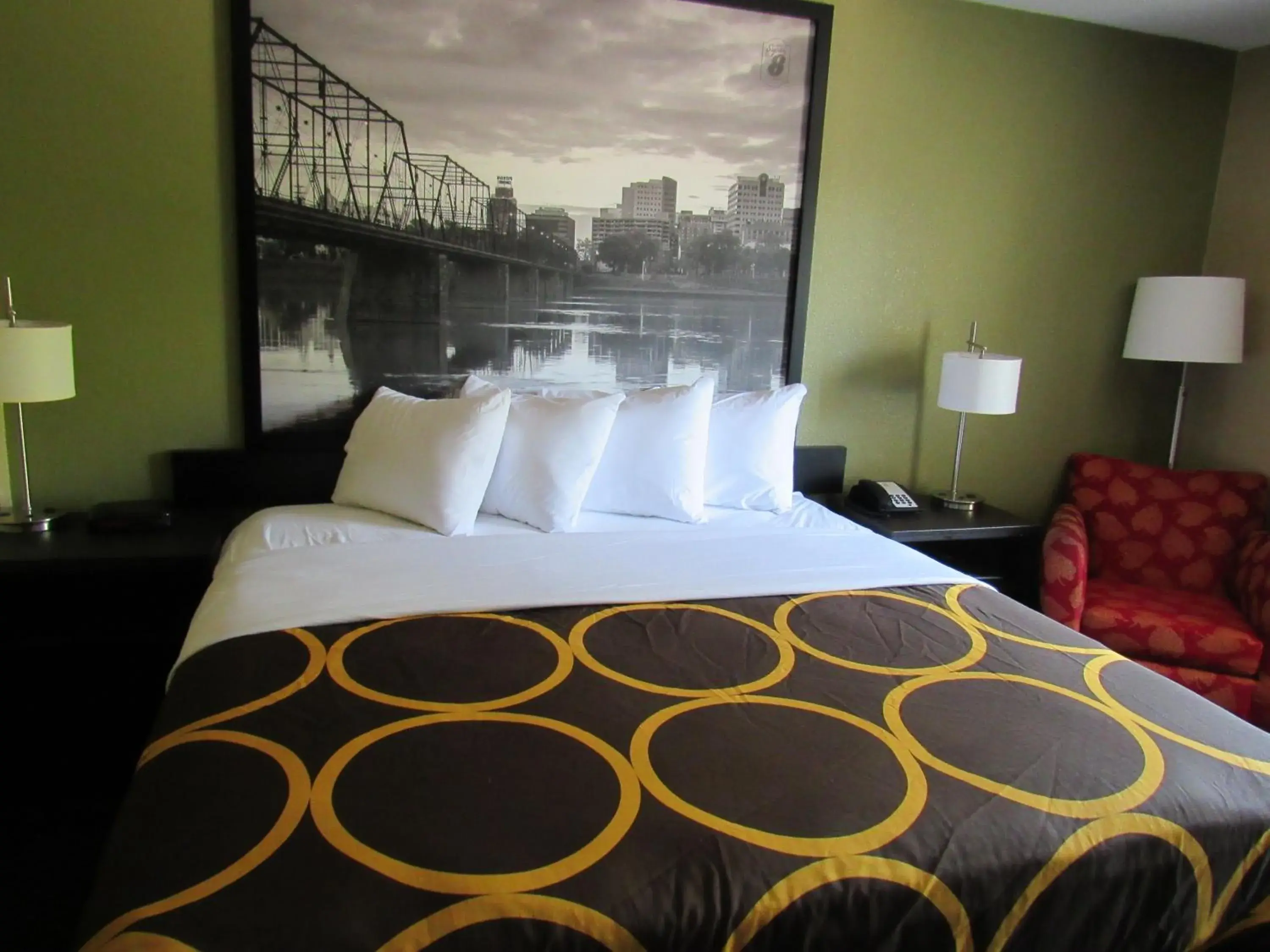 Bed in Super 8 by Wyndham New Cumberland