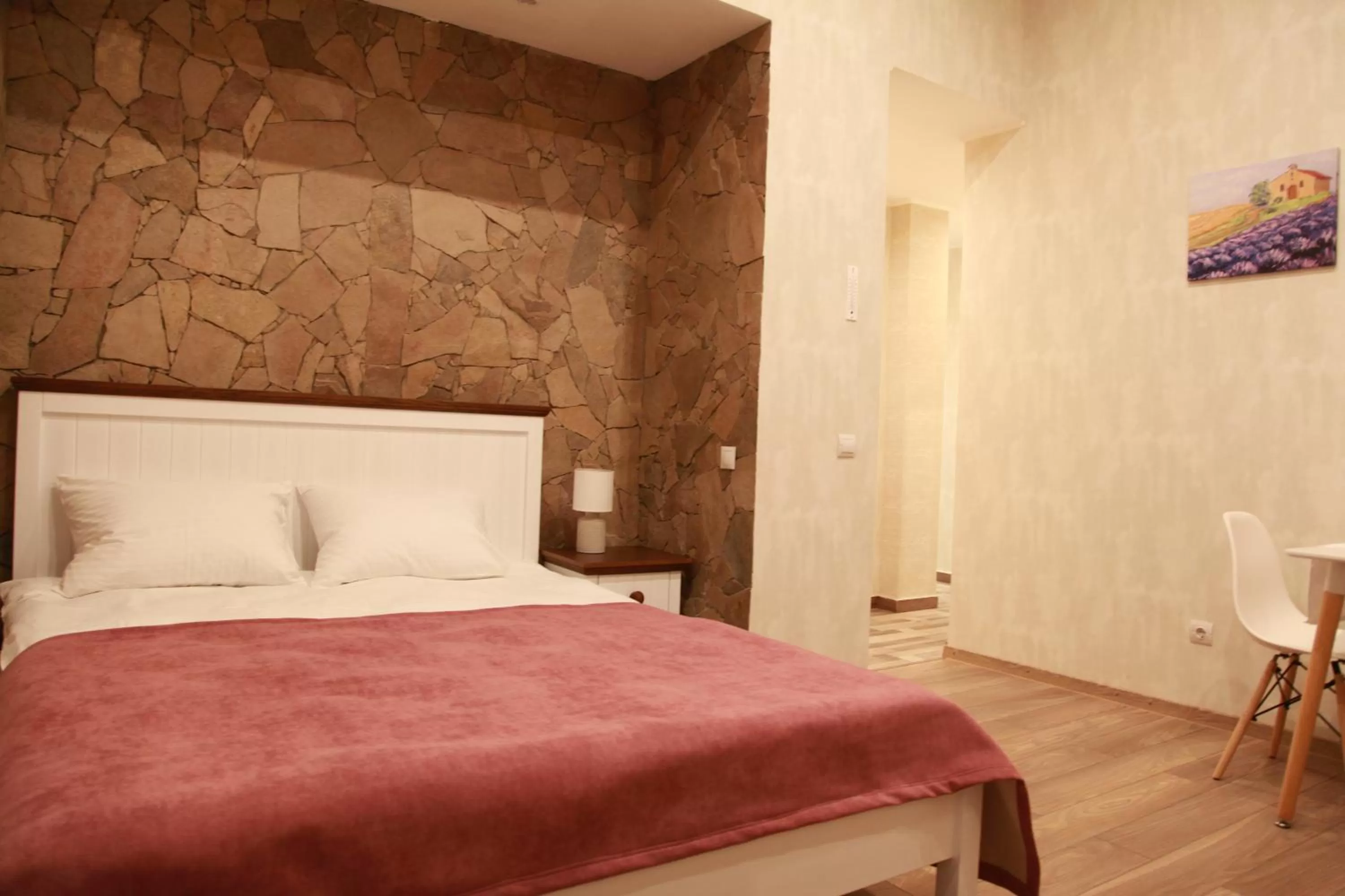 Bed in WINE & ROSE BOUTIQUE HOTEL