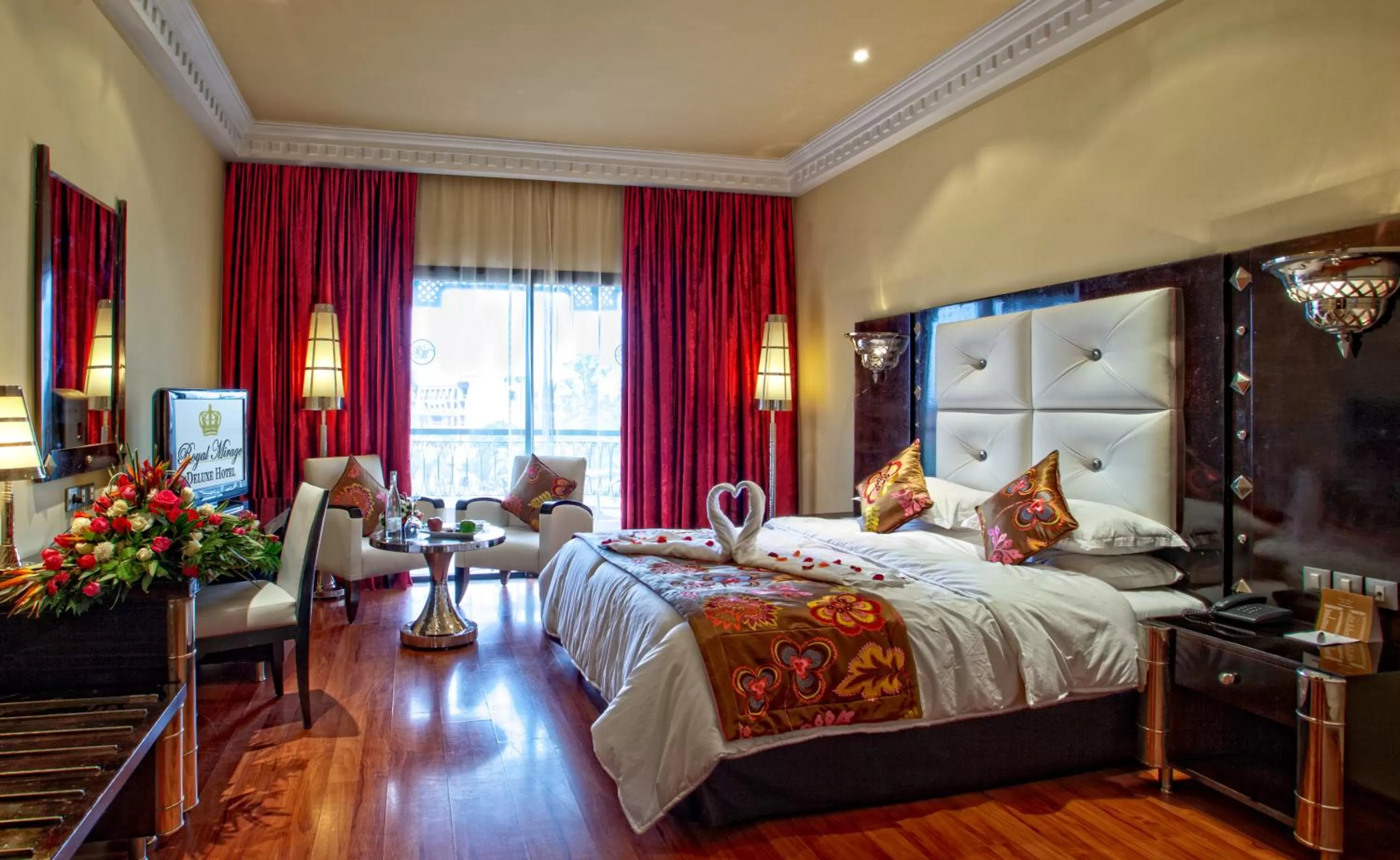 Photo of the whole room, Bed in Royal Mirage Deluxe