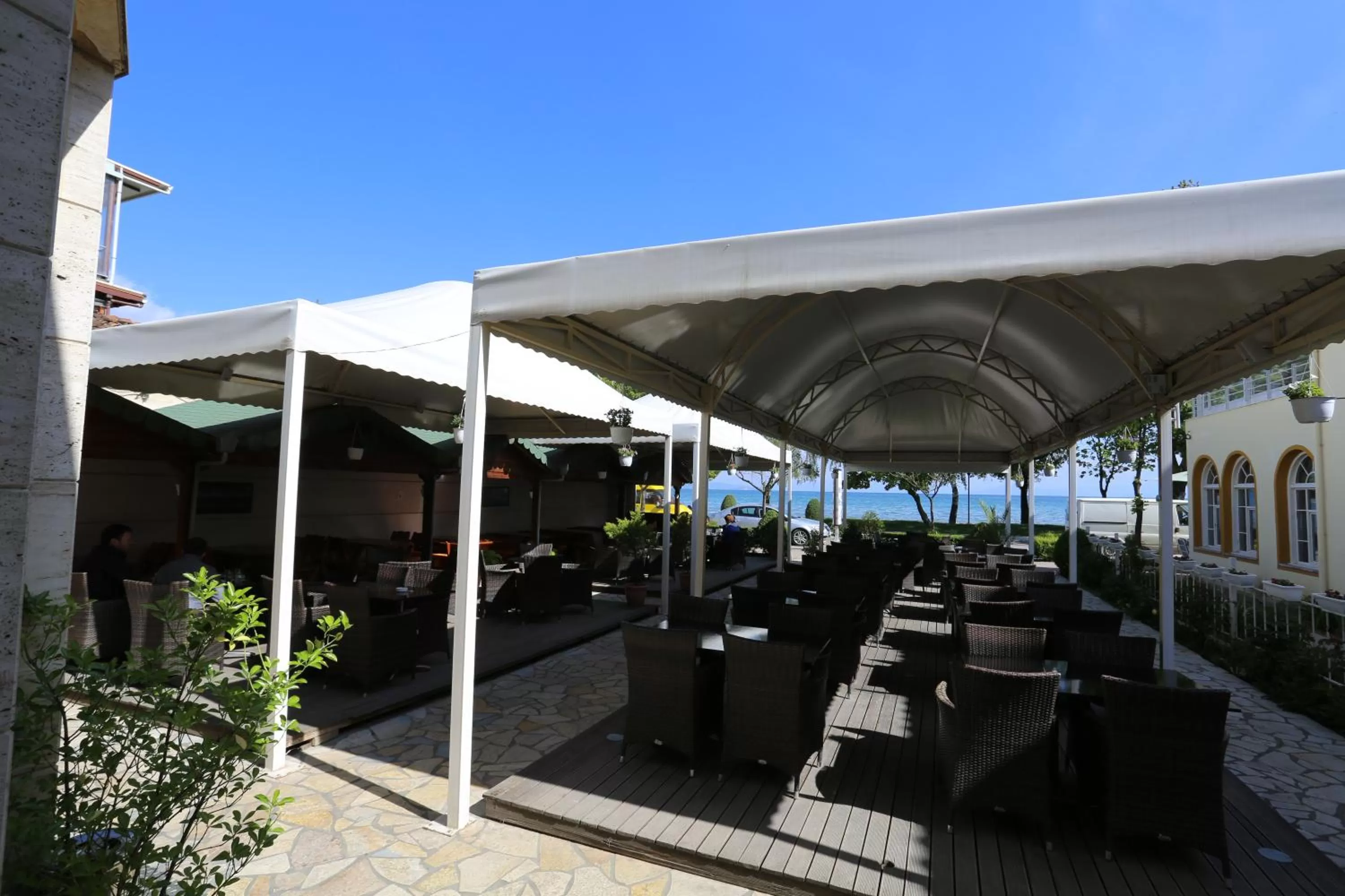 Patio in Guesthouse Bimbli