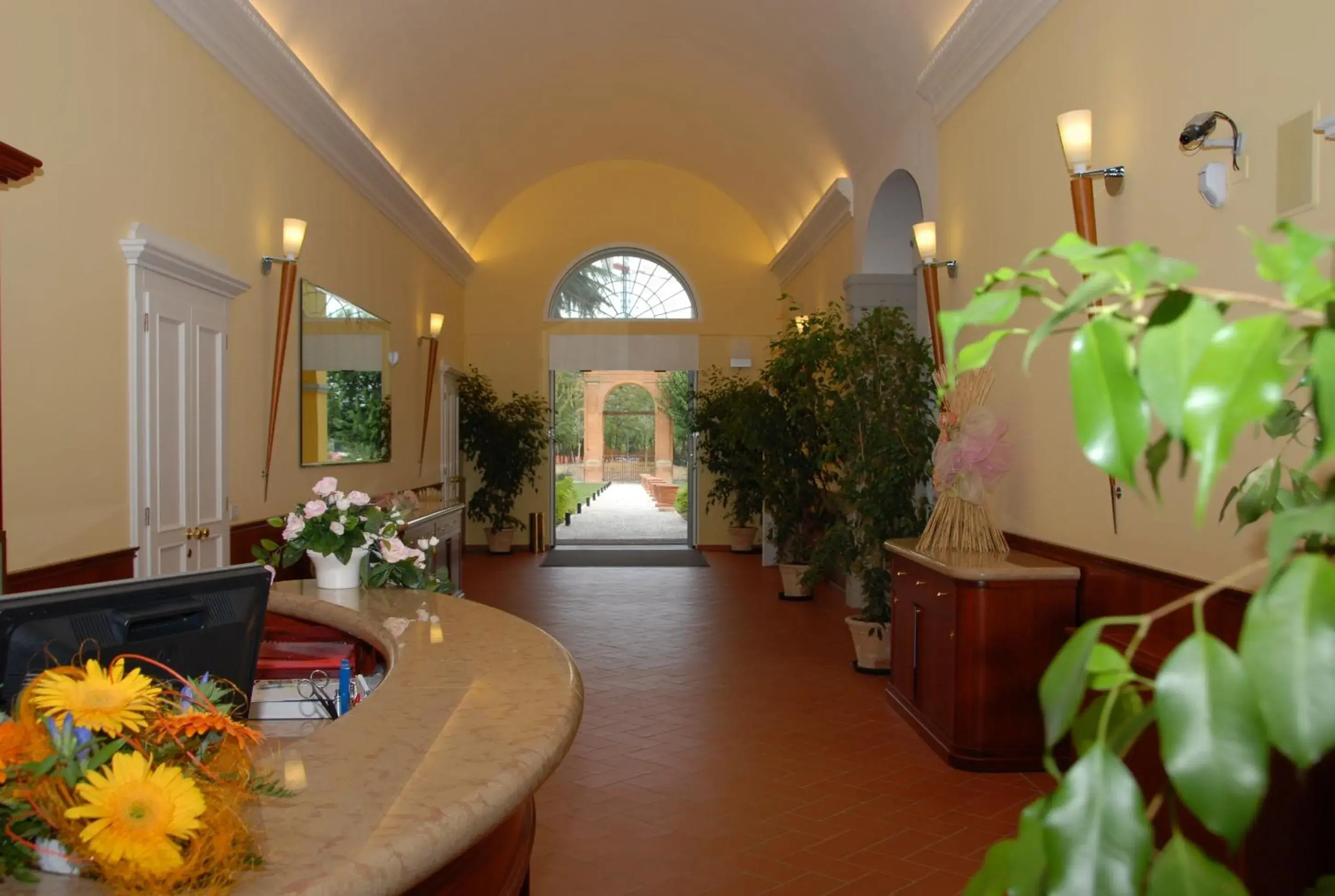 Lobby or reception in Villa Aretusi