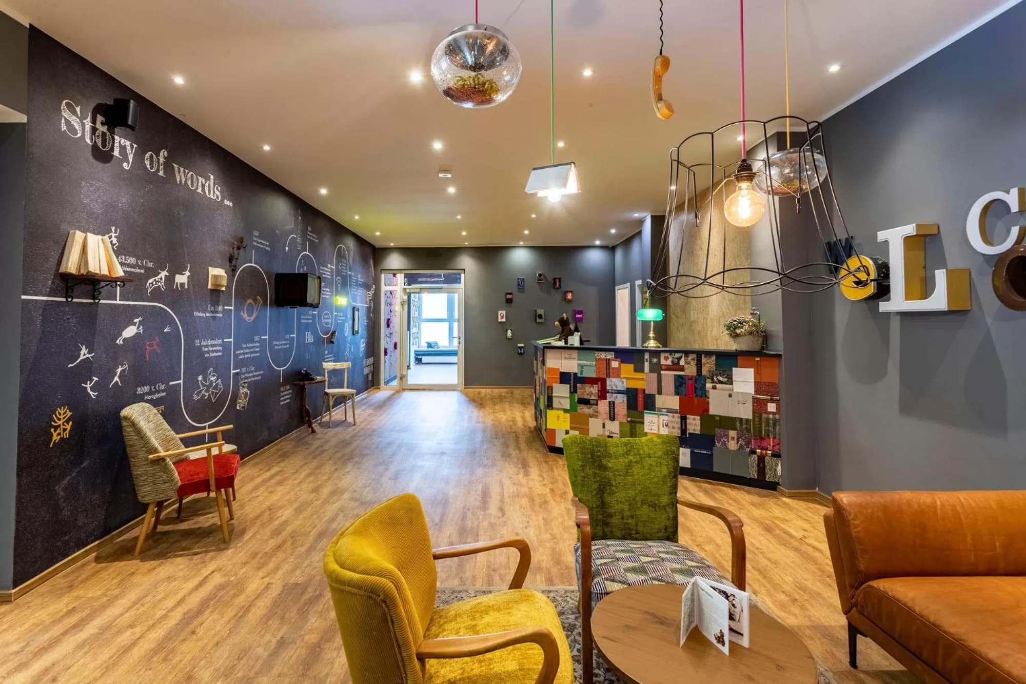 Lobby or reception in tinyTwice Hotel Bonn