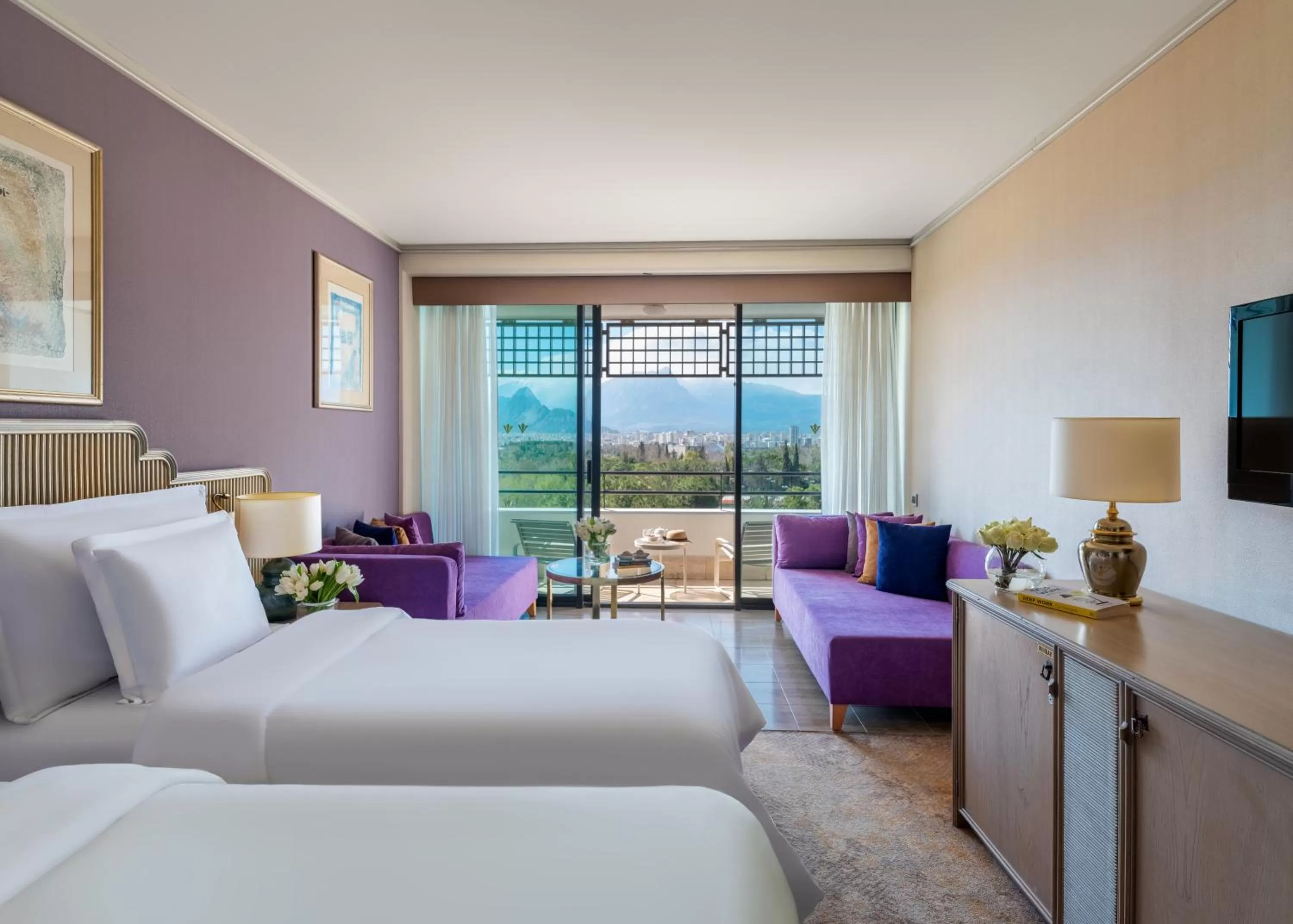 Bedroom, Bed in Rixos Downtown Antalya - The Land Of Legends Access