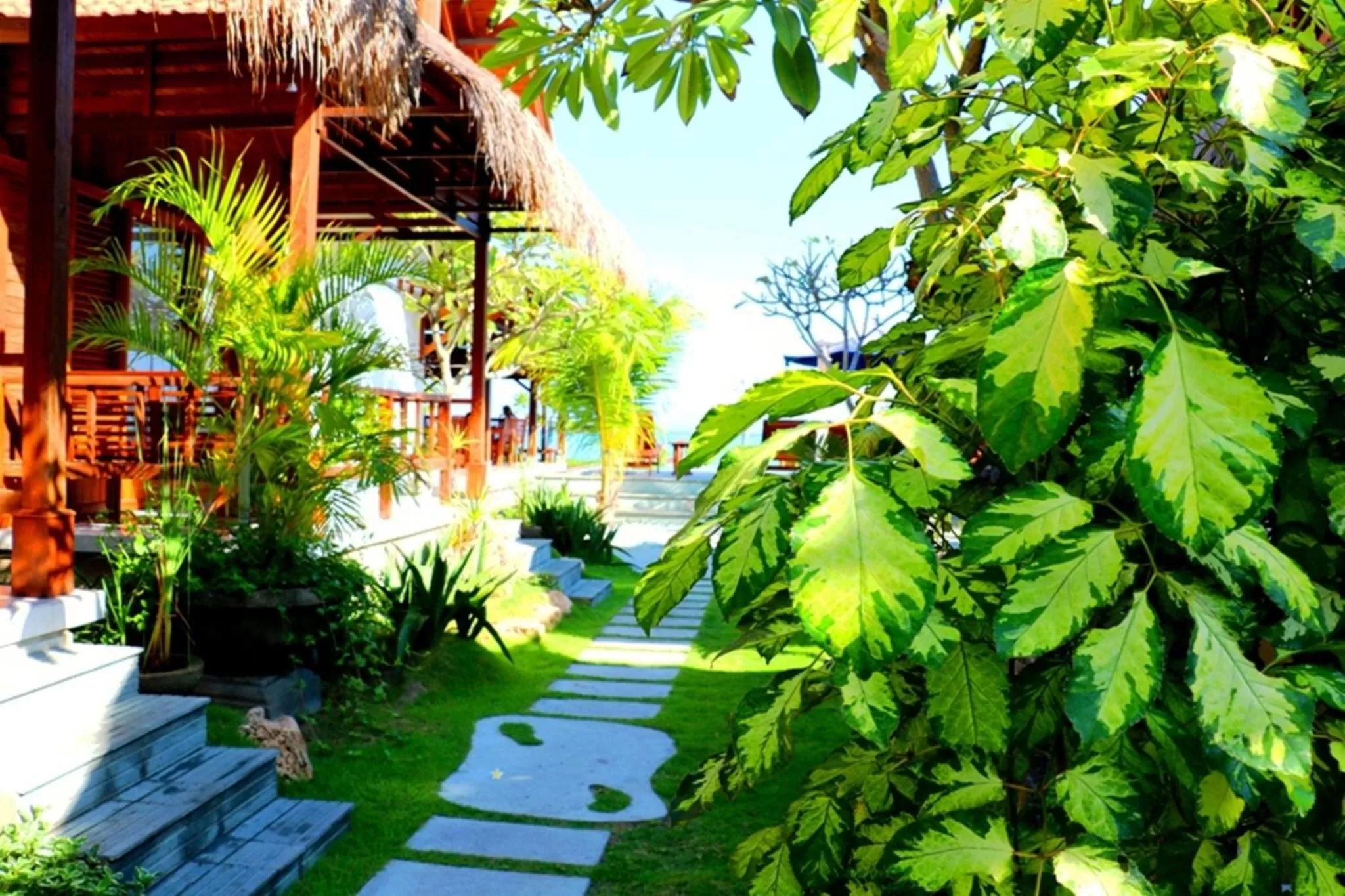 Garden in Pemedal Beach Resort