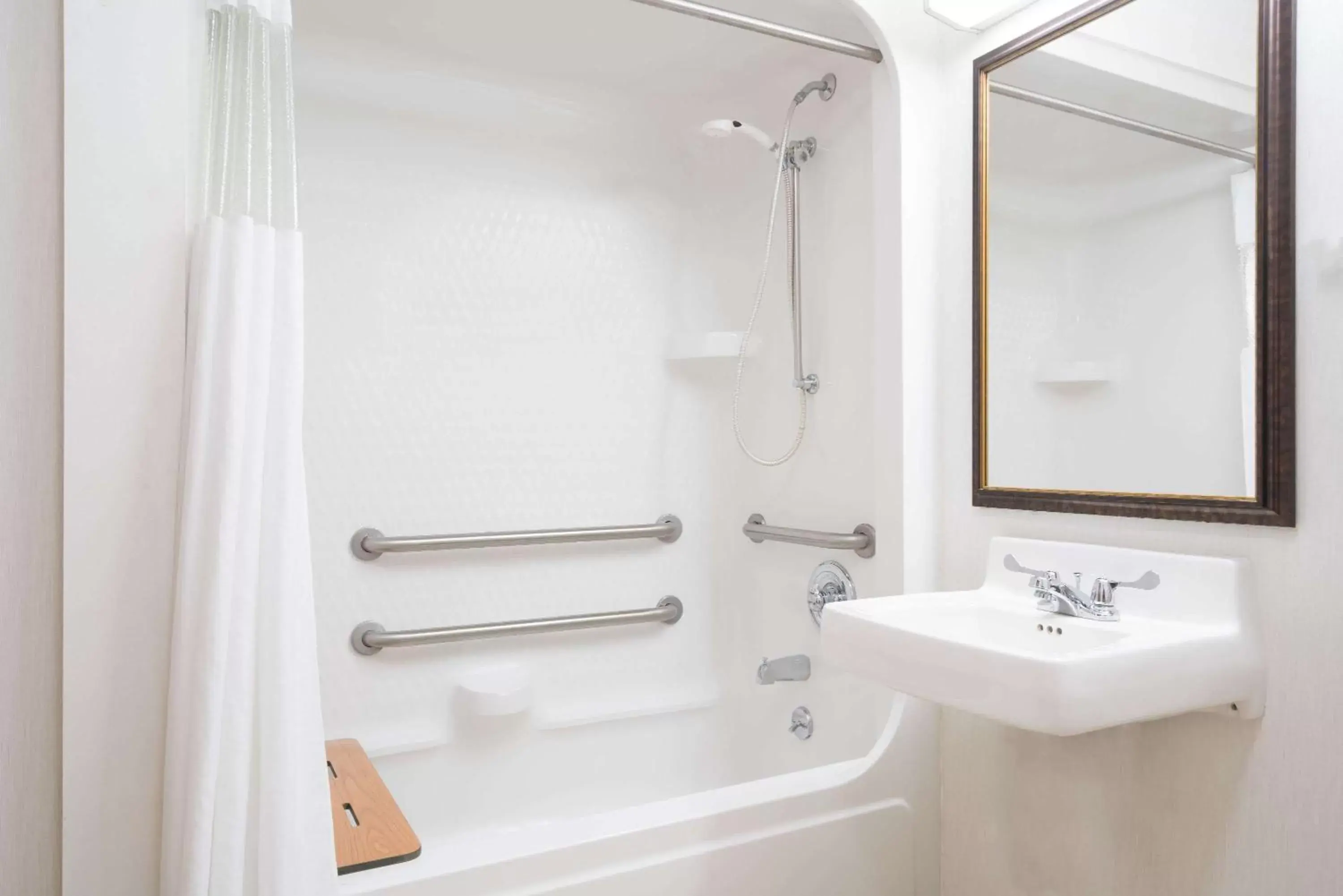 Bathroom in Baymont by Wyndham Marshfield Bathroom in Baymont by Wyndham Marshfield