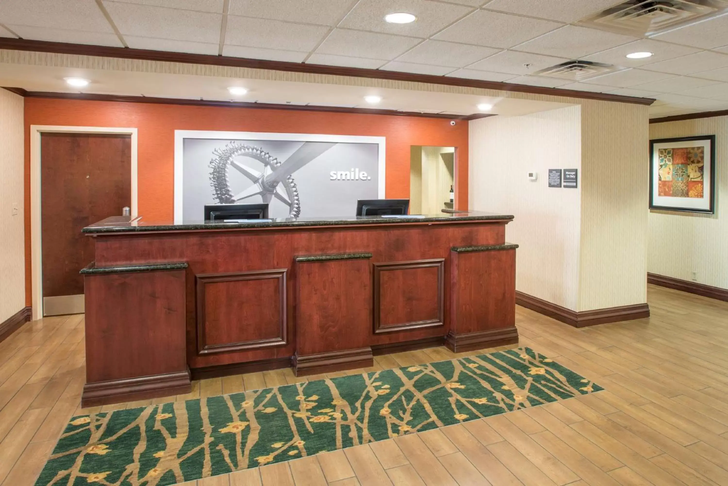 Lobby or reception in Hampton Inn & Suites Cincinnati-Union Centre Lobby or reception in Hampton Inn & Suites Cincinnati-Union Centre