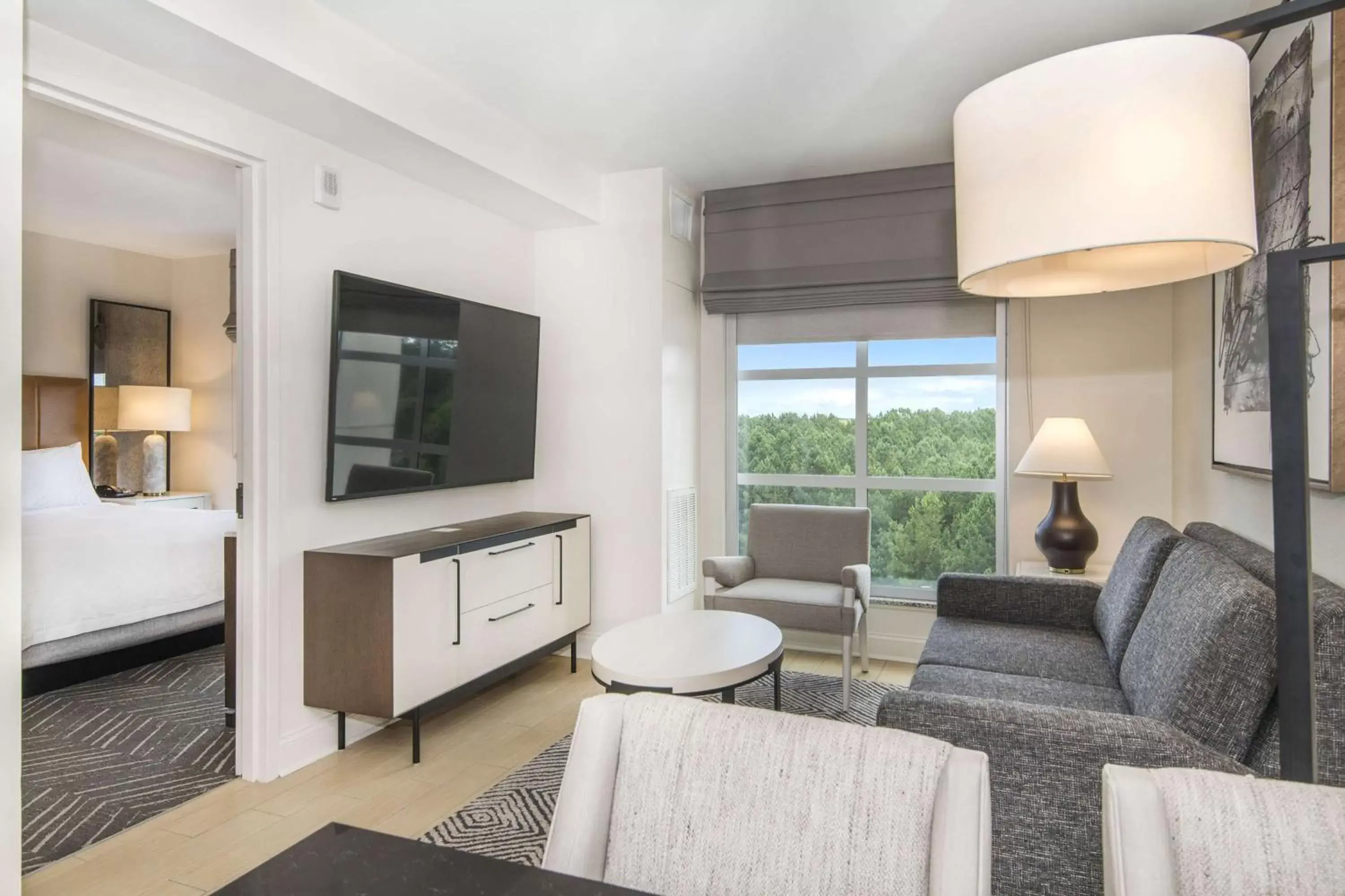 Living room, Seating Area in Embassy Suites by Hilton Raleigh Durham Airport Brier Creek