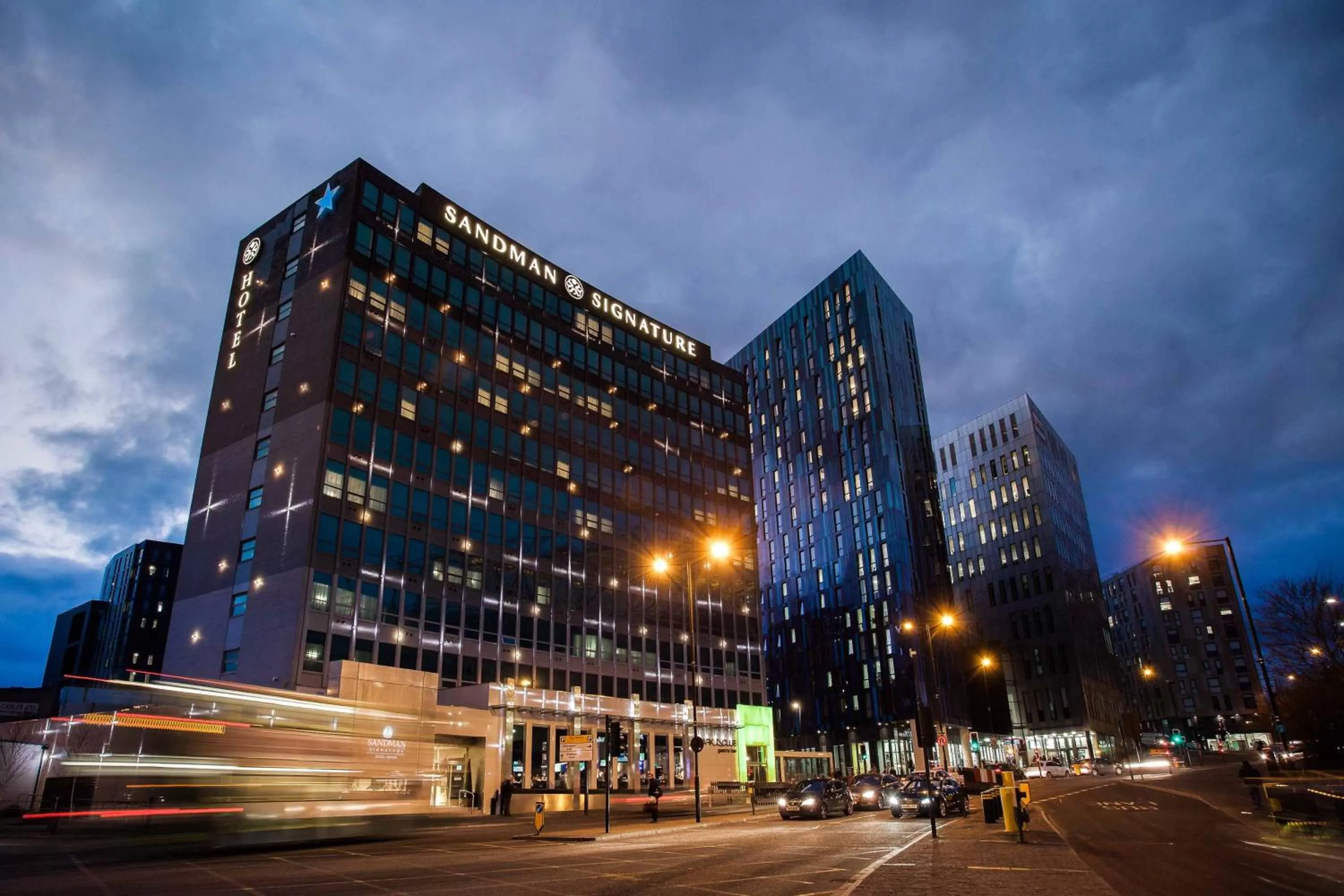 Property building in Sandman Signature Newcastle Hotel