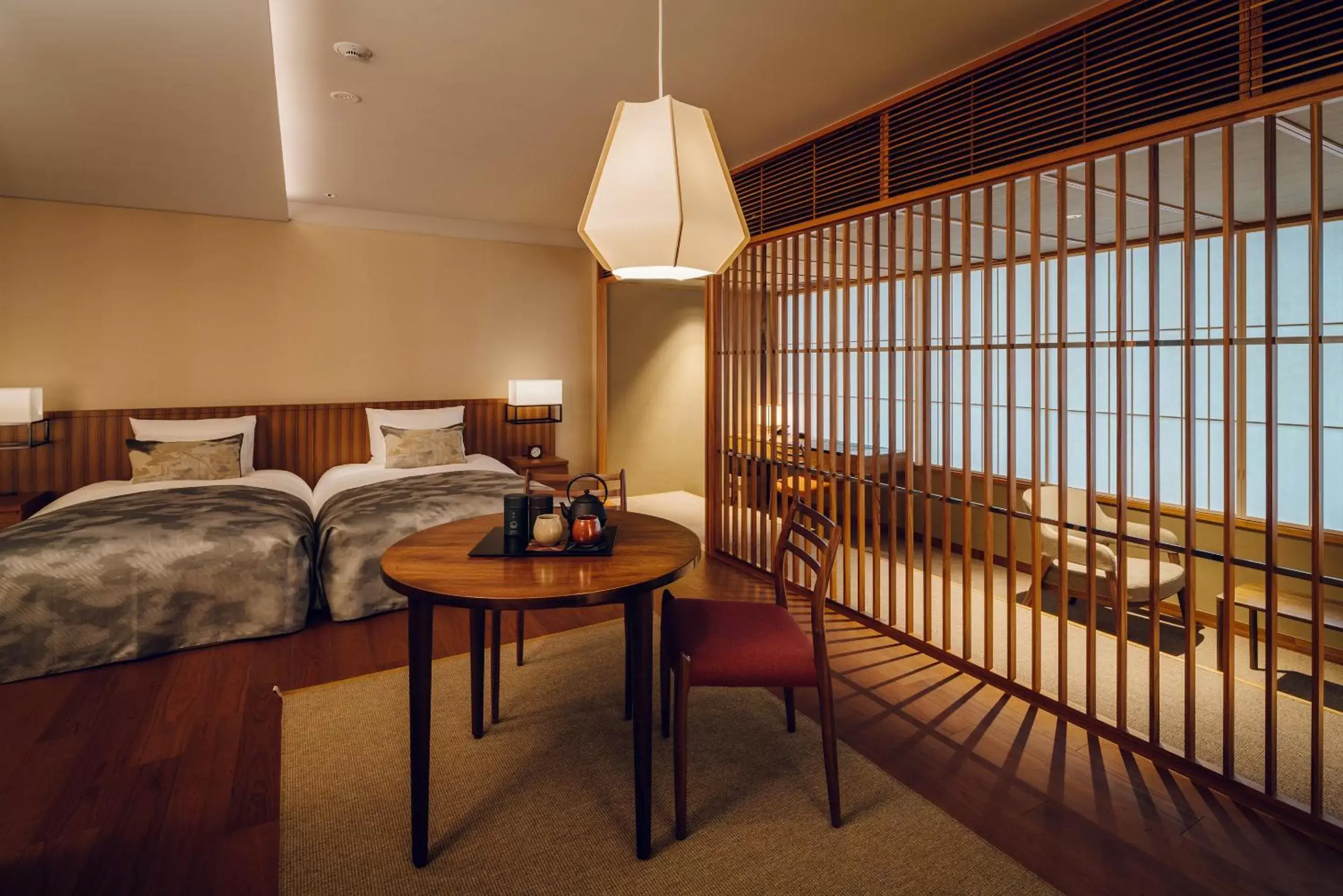 Photo of the whole room in THE HIRAMATSU KYOTO